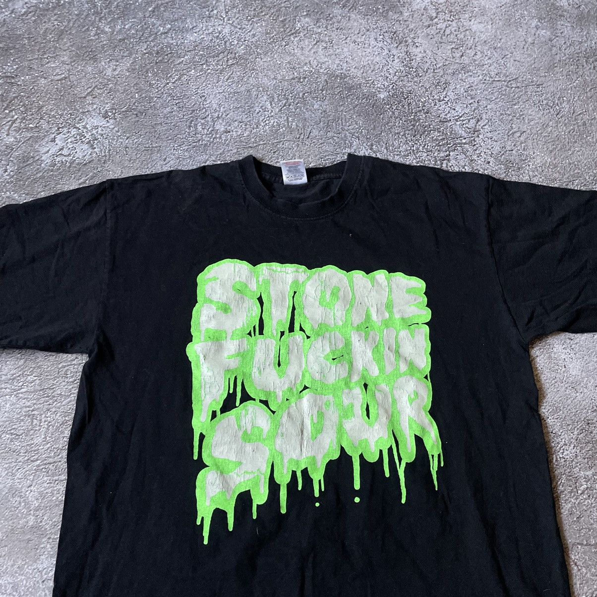 Vintage Vintage Y2K Abstract Graphic Tee Grunge Thrashed Black M Size US M / EU 48-50 / 2 - 5 Thumbnail