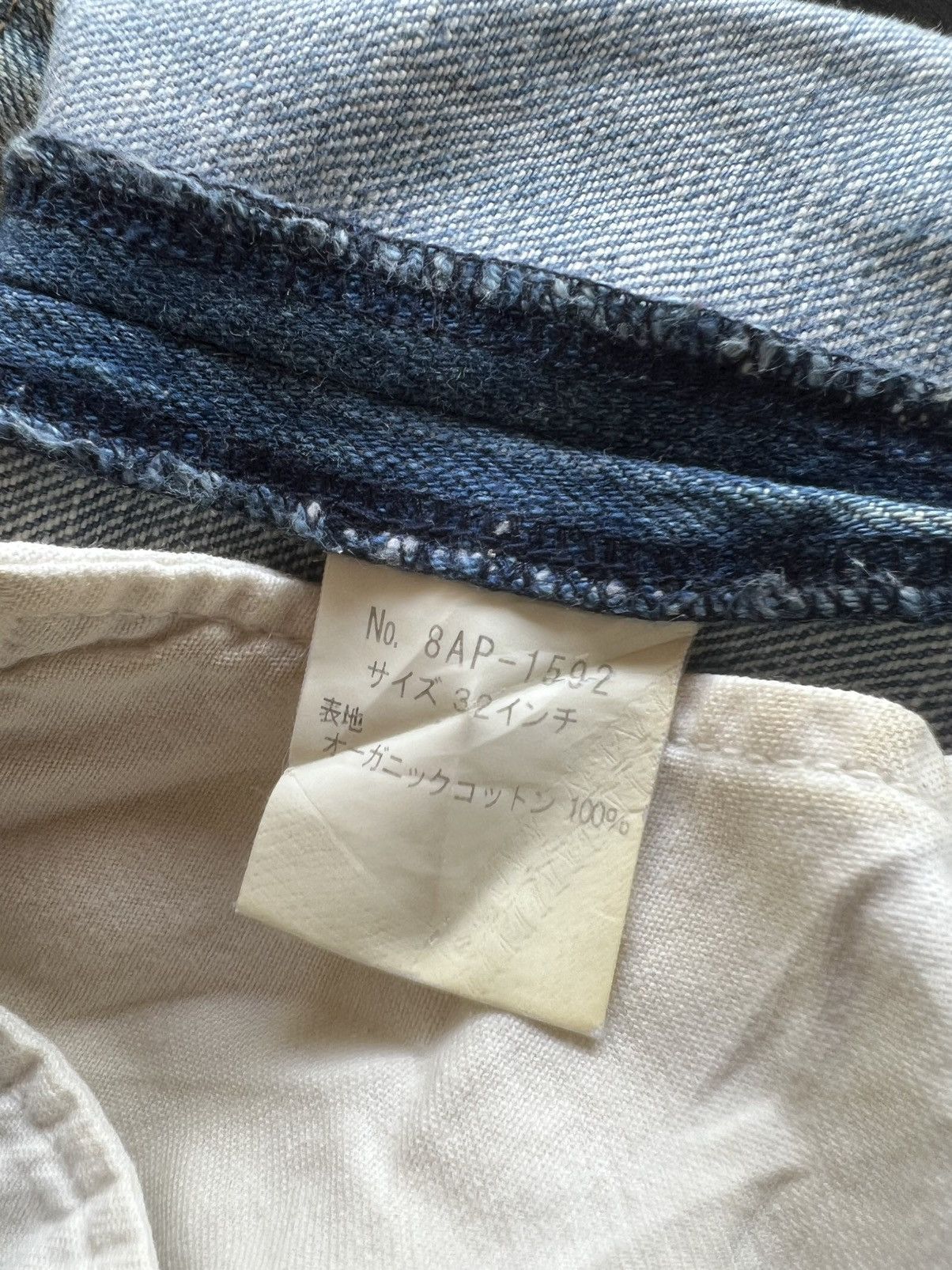 Shellac Vintage 90s Ozone Rocks Japan Fade Aging Stains Jeans Size US 32 / EU 48 - 25 Thumbnail