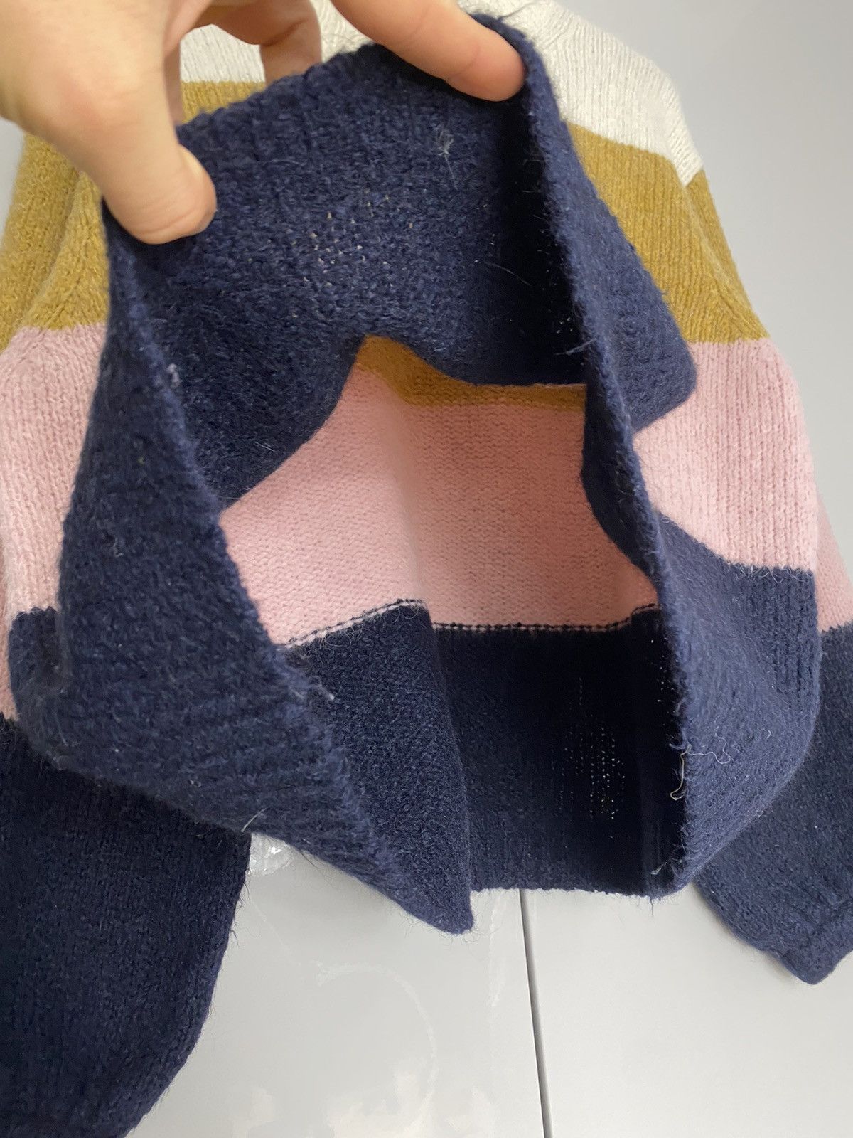Acne Studios Acne Studios Kazia oversized striped alpaca sweater knitwear Size US M / EU 48-50 / 2 - 4 Thumbnail