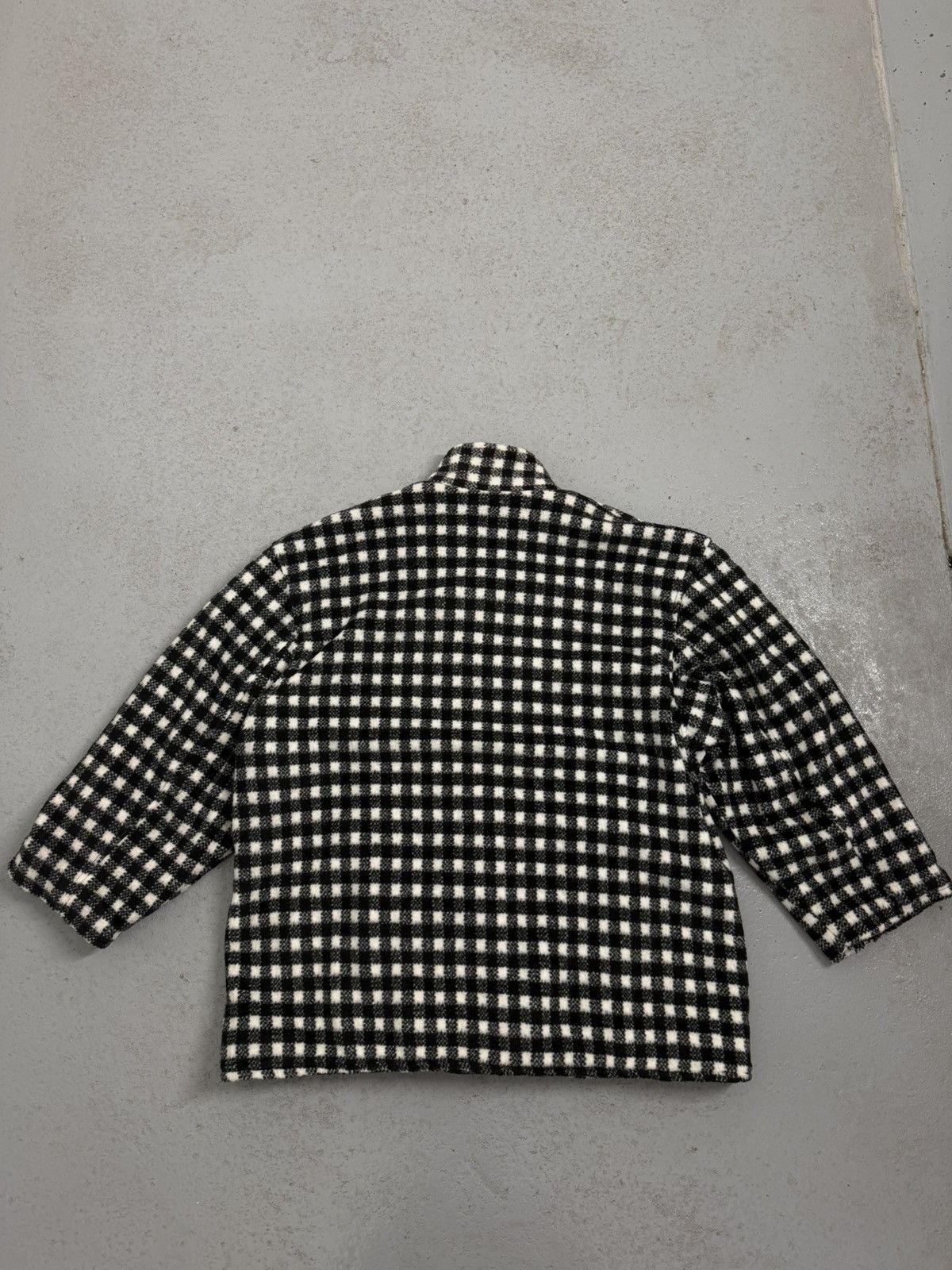 Vintage True Vintage 50s Benson Checkered Wool/ Cashmere Swing Coat Size XL / US 12-14 / IT 48-50 - 12 Thumbnail