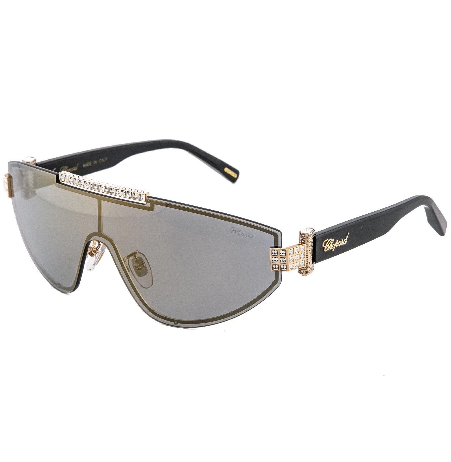 Chopard CHOPARD Black Gold Mirrored High Jewelry SCHF09S F09S Size ONE SIZE - 3 Thumbnail