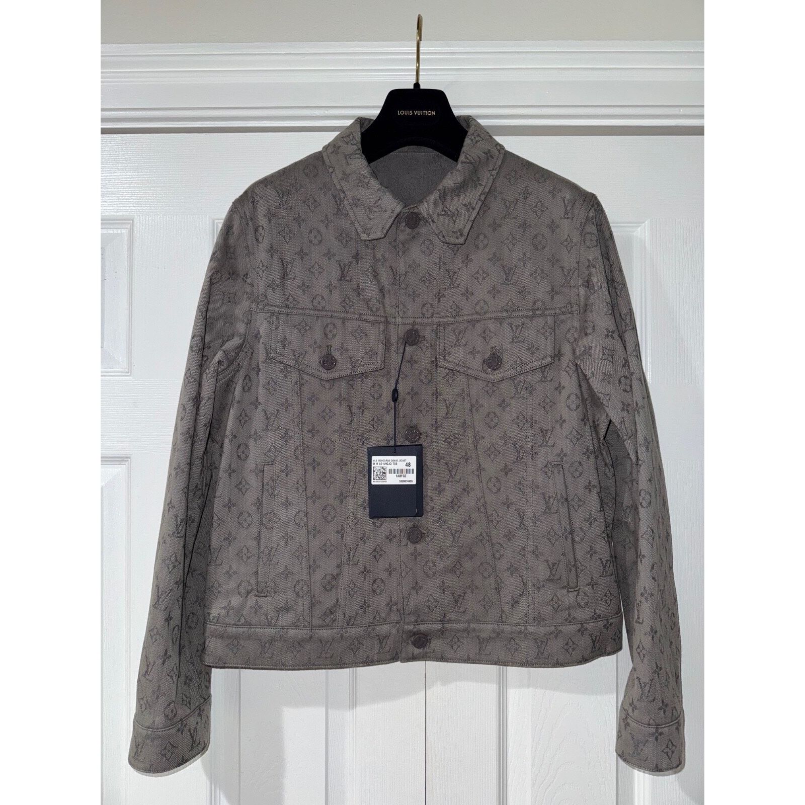 Louis Vuitton Louis Vuitton Monogram Jacket Button Up Sleeve 48 1A8FGZ Size US M / EU 48-50 / 2 - 2 Thumbnail
