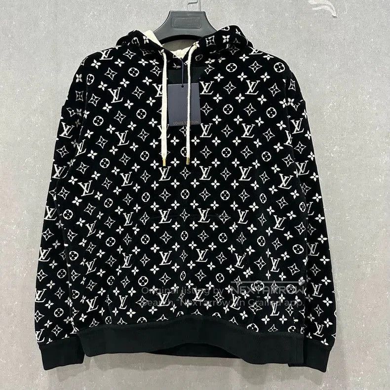 Louis Vuitton Louis Vuitton Logo Velvet Hoodie M. Size US M / EU 48-50 / 2 - 1 Thumbnail