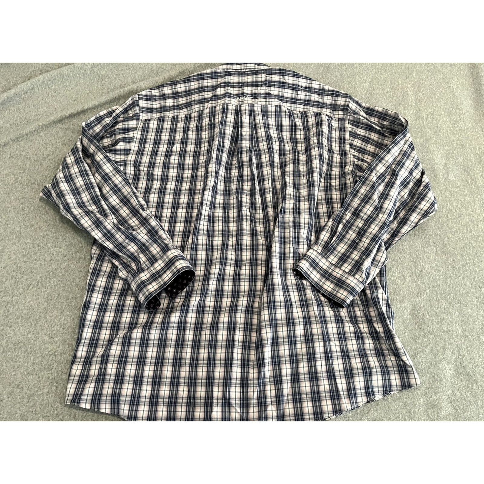 Ariat Ariat Long Sleeve Plaid Button-Up Shirt Mens XL Size US XL / EU 56 / 4 - 6 Thumbnail