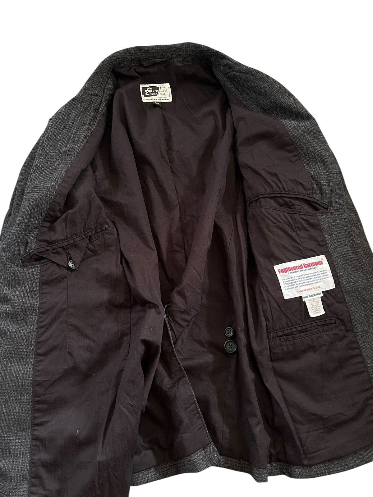 Engineered Garments Engineered Garments Plaid Wool Andover Jacket Size 36R - 8 Thumbnail