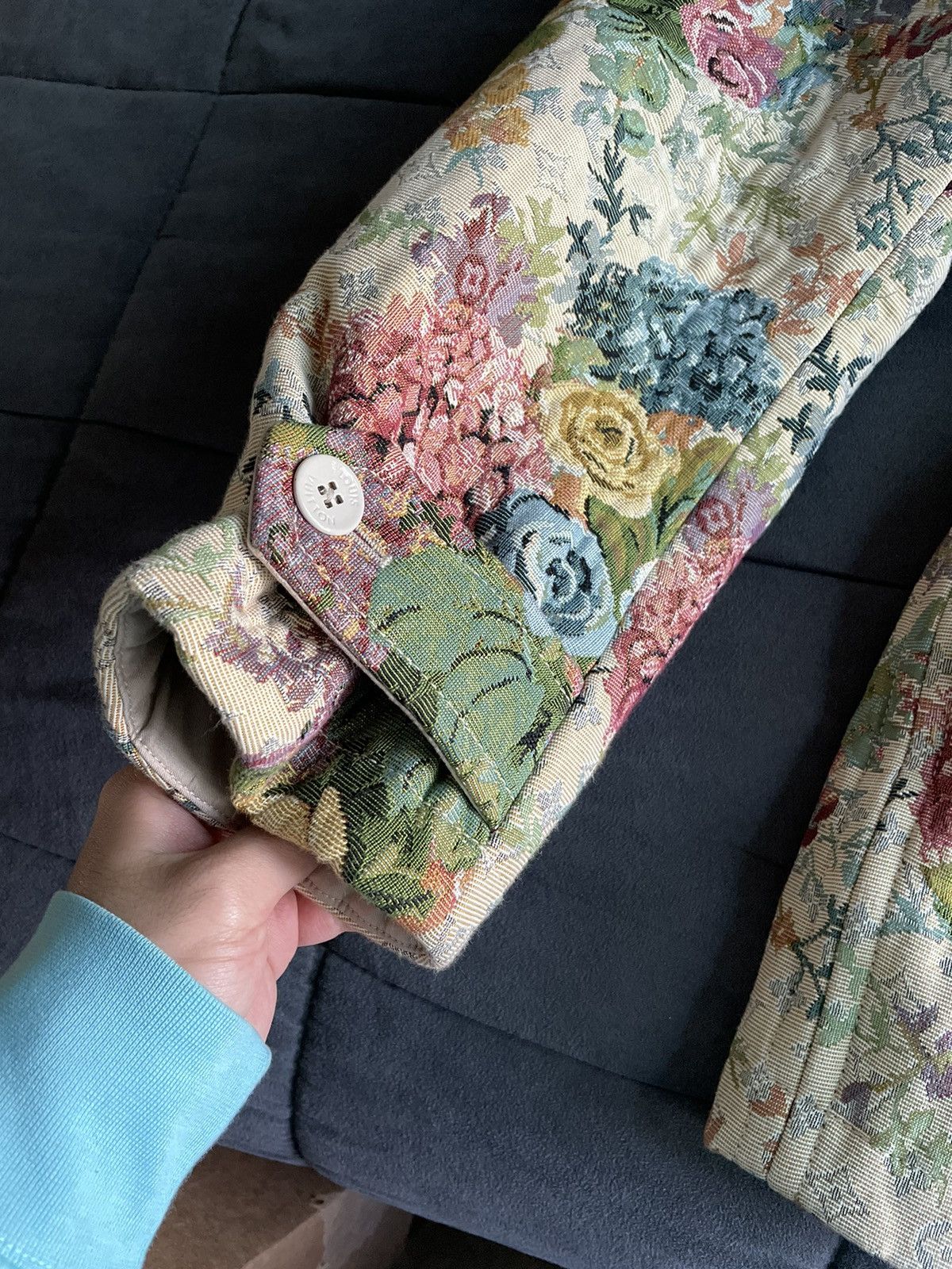 Louis Vuitton Louis Vuitton Floral Monogram Military Field Jacket Size US S / EU 44-46 / 1 - 6 Thumbnail