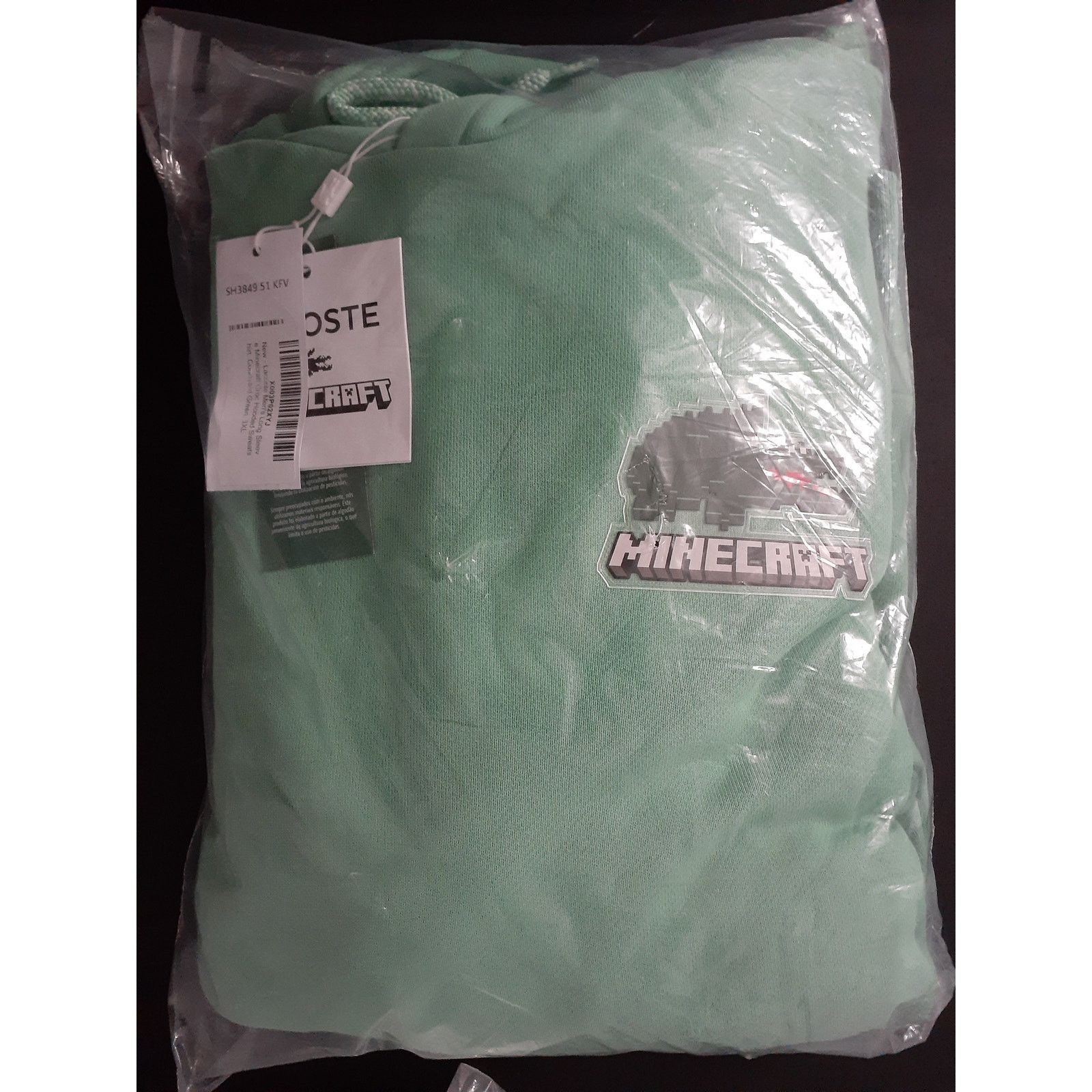 Lacoste Lacoste Men's Long Minecraft Croc Hooded Sweatshirt 3XL Size US XXL / EU 58 / 5 - 2 Thumbnail