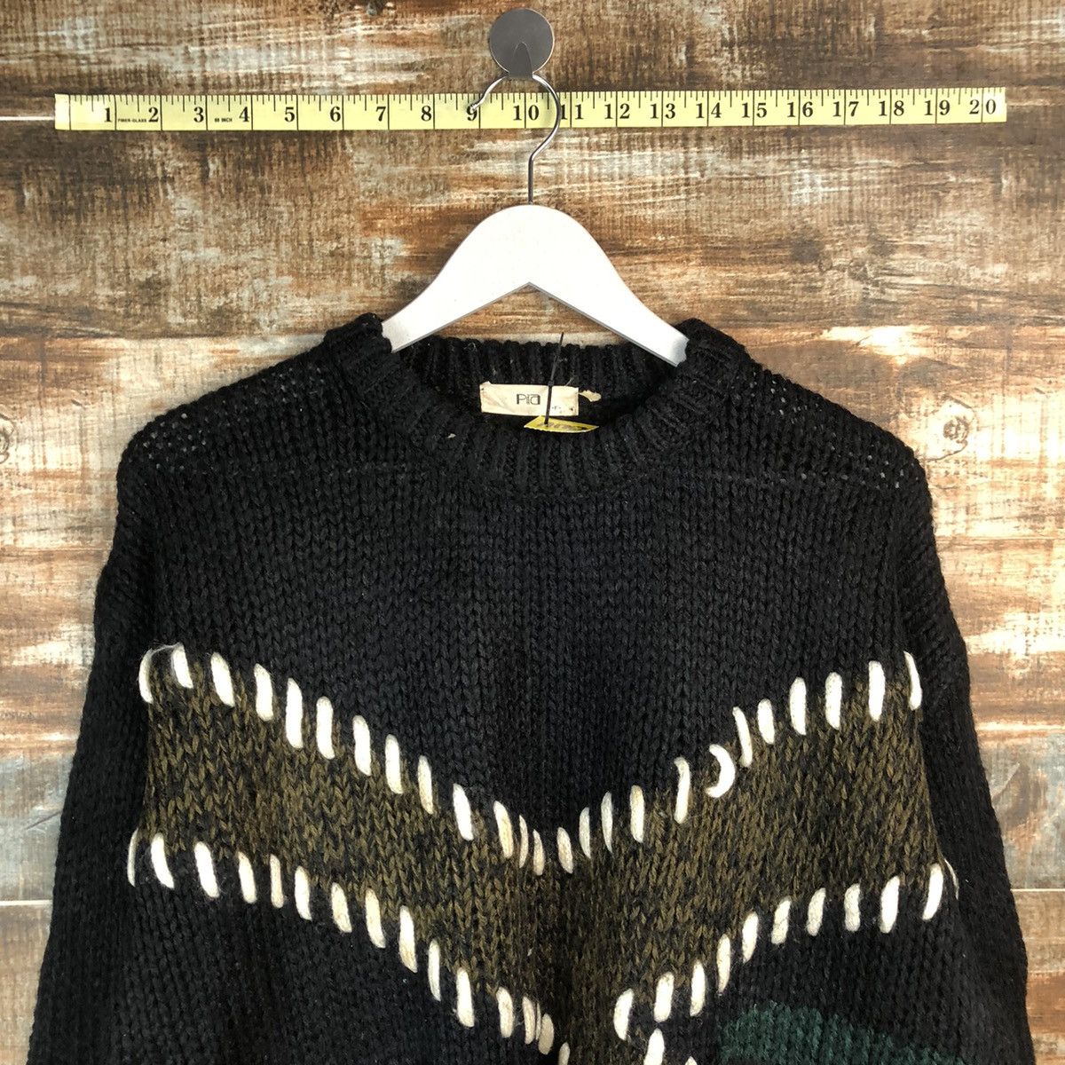 Homespun Knitwear Pia vintage Black Knitwear #A1752 Size US L / EU 52-54 / 3 - 4 Thumbnail