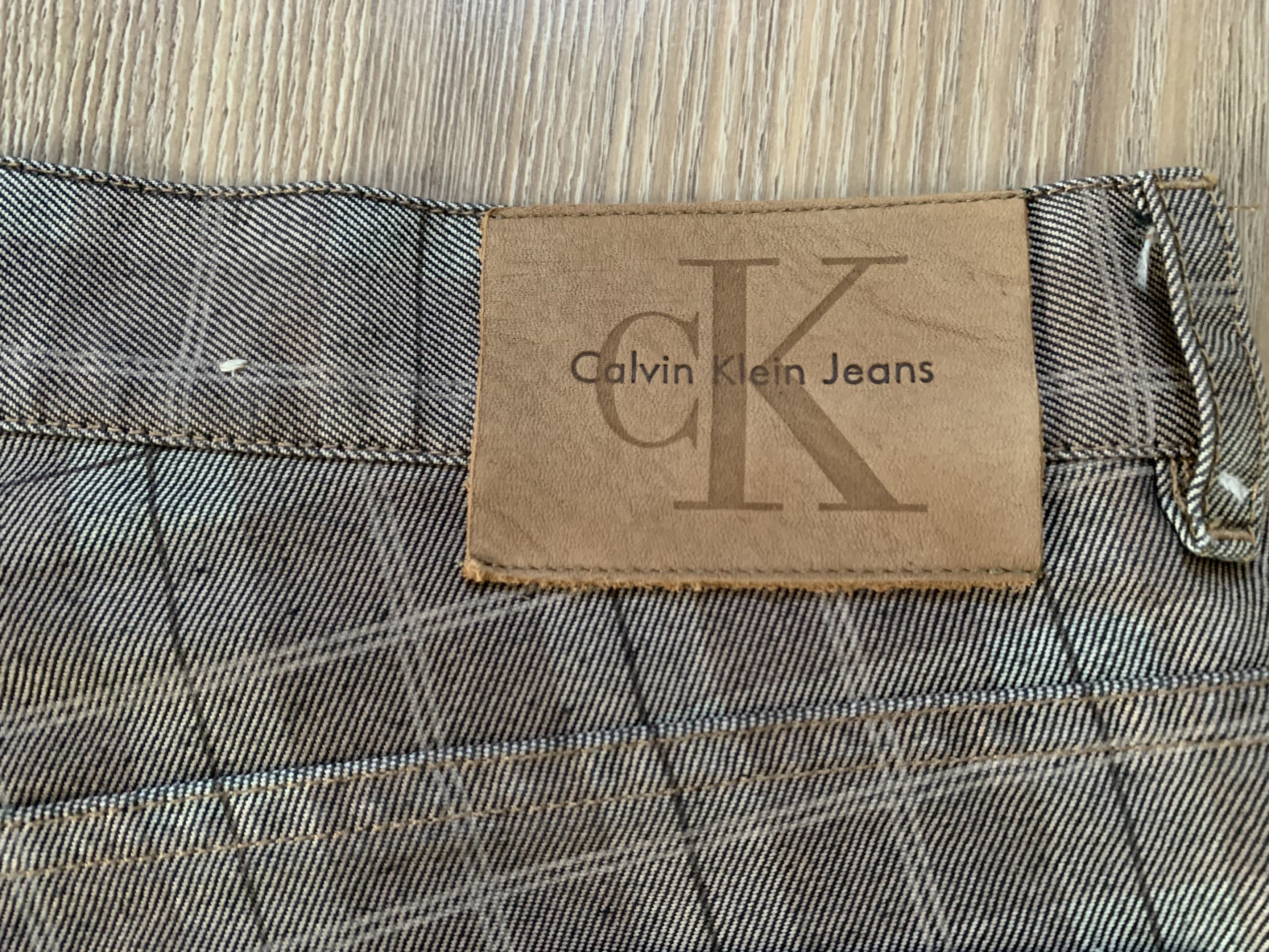 Calvin Klein Men's Vintage Calvin Klein Plaid Check Flared Jeans Size US 32 / EU 48 - 8 Thumbnail