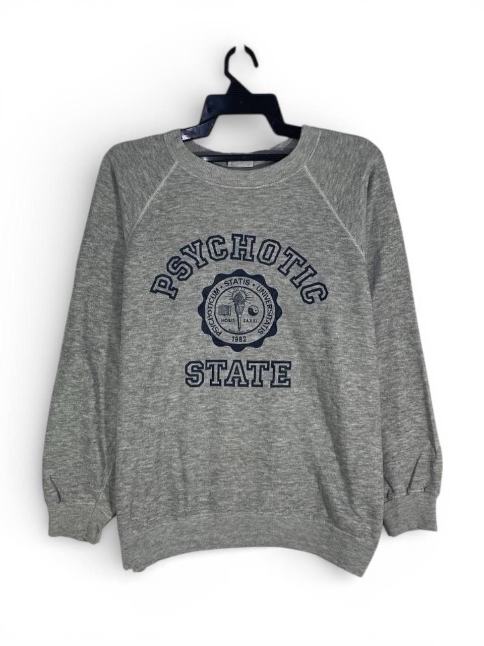 Other Vintage 80s psychotic state university sweatshirt size L Size US L / EU 52-54 / 3 - 1 Thumbnail