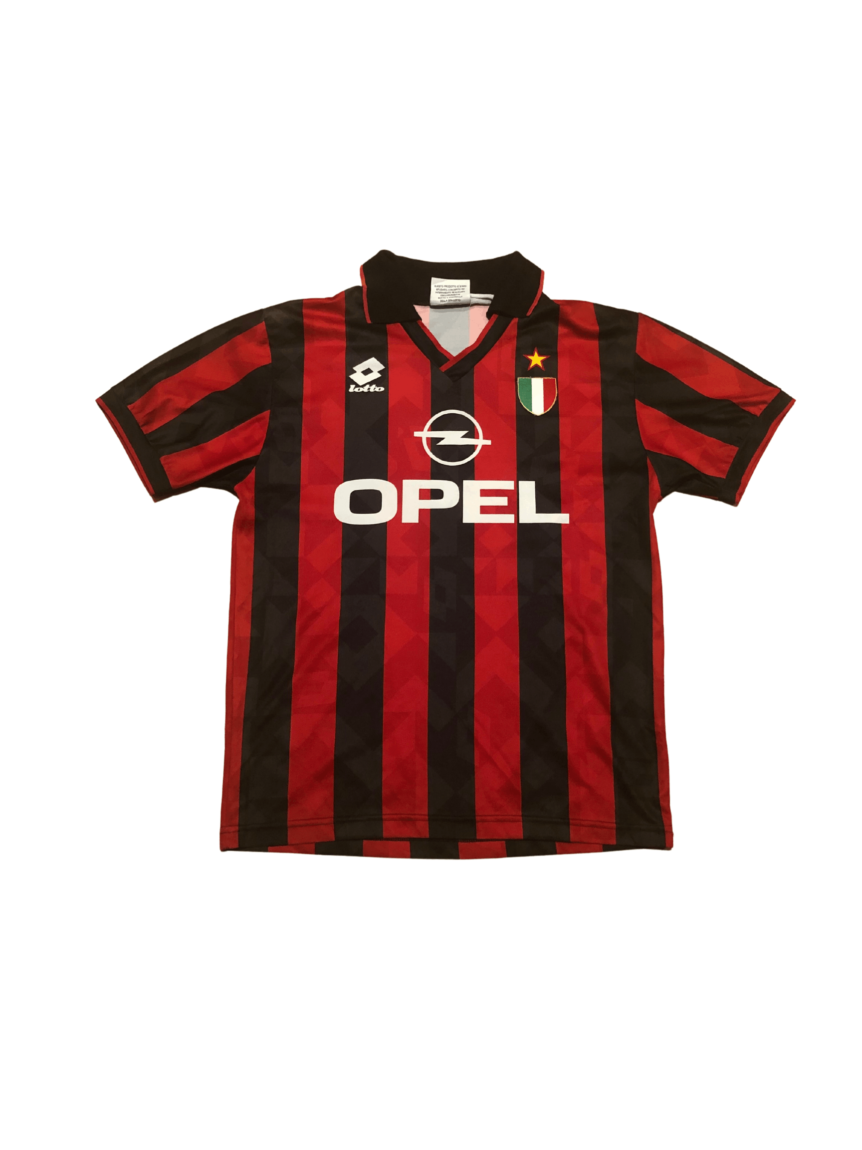 Lotto ACミラン ベンチコート L Motta 90s セリエA 希少 Ac Milan Lotto Jersey | Grailed