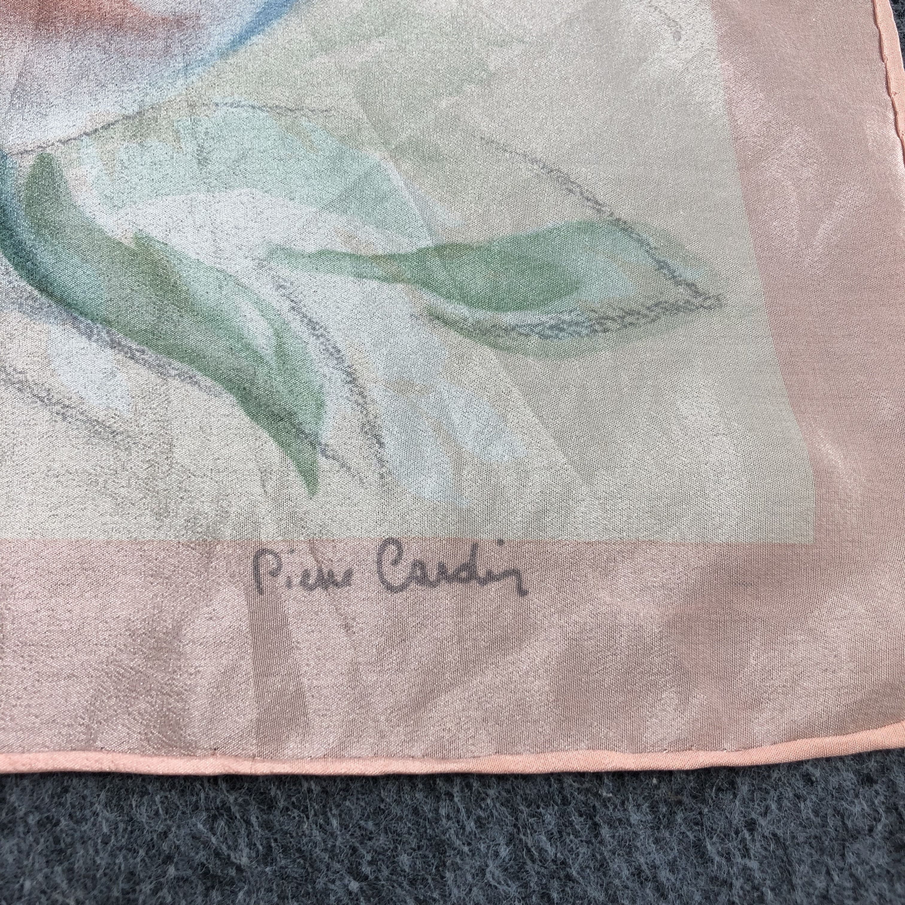 Pierre Cardin Pierre Cardin Floral Silk Scarf M251 Size ONE SIZE - 3 Thumbnail