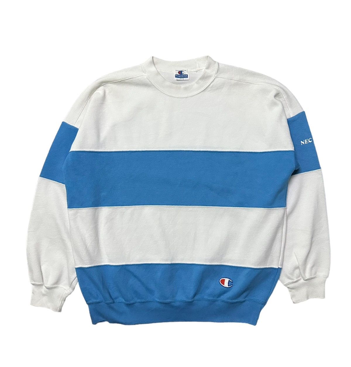 Champion Vintage Champion stripes sweatshirt Size US L / EU 52-54 / 3 - 1 Thumbnail