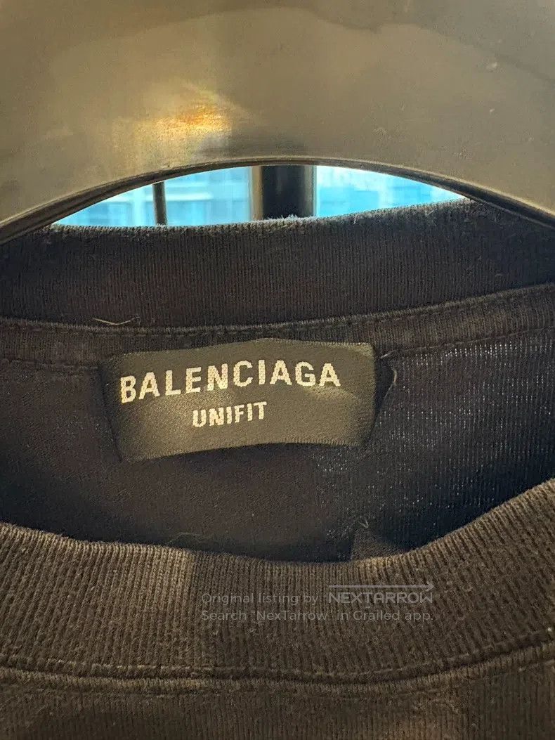 Balenciaga Balenciaga Waterfall Short Sleeve Black Size US XXS / EU 40 - 3 Thumbnail
