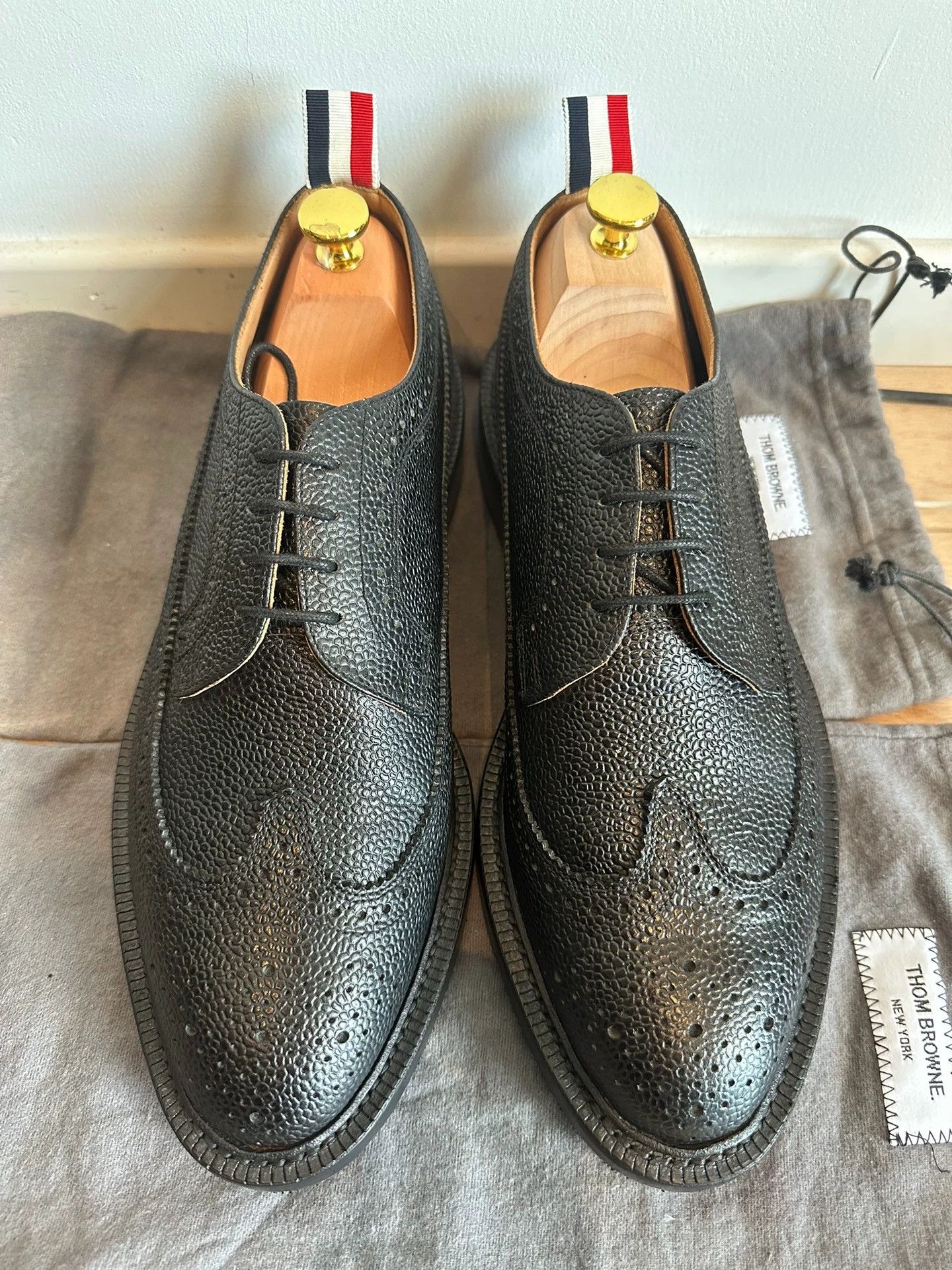 Thom Browne Thom Browne Black Carved Oxfords US9.5 (43.5) 98New Size US 9.5 / EU 42-43 - 1 Thumbnail