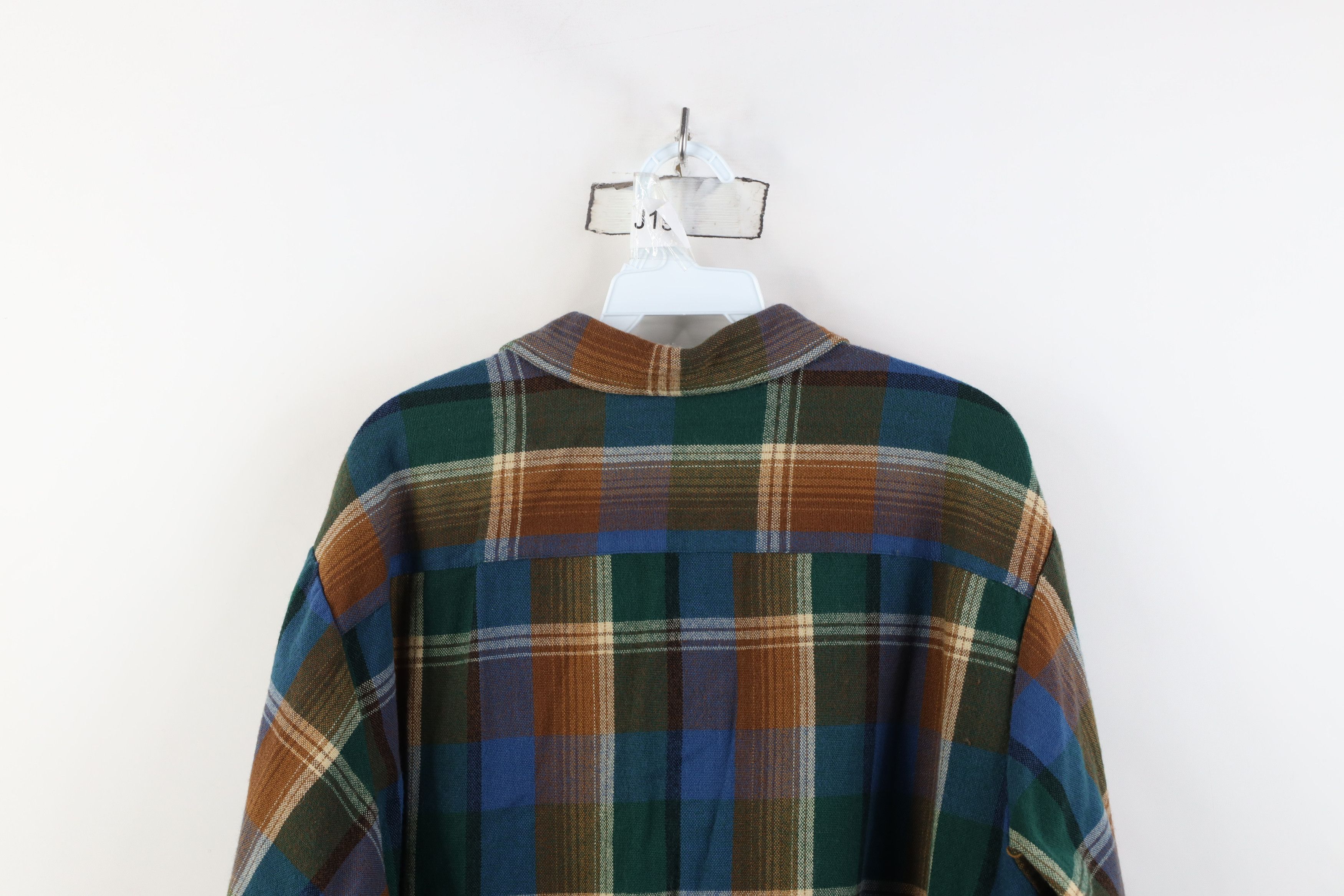 Vintage Vintage 80s 90s Streetwear Button Shirt Earth Tone Plaid Size US L / EU 52-54 / 3 - 10 Thumbnail