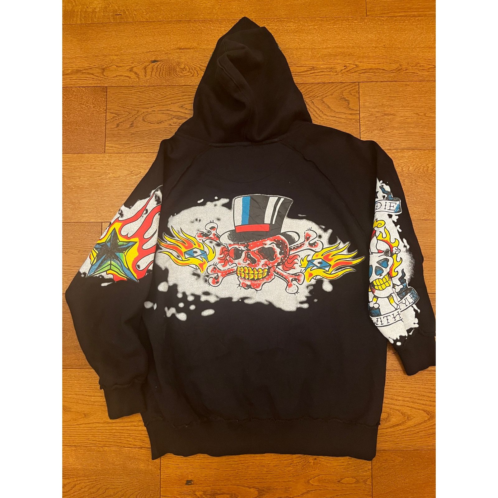 Other Vodka Black Skull Print Full Zip Hoodie Size US L / EU 52-54 / 3 - 5 Thumbnail