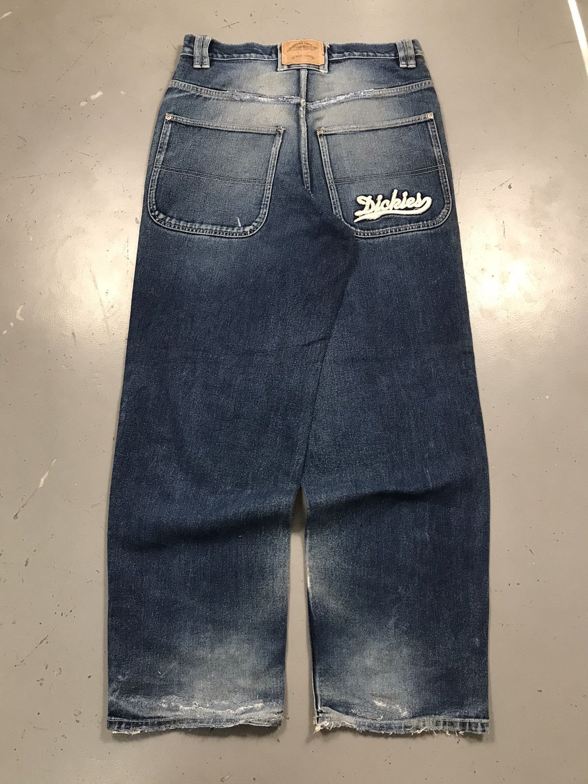 Carhartt × Dickies × Vintage Rare vintage dickies big daddy baggy fit denim pant Size US 32 / EU 48 - 3 Thumbnail