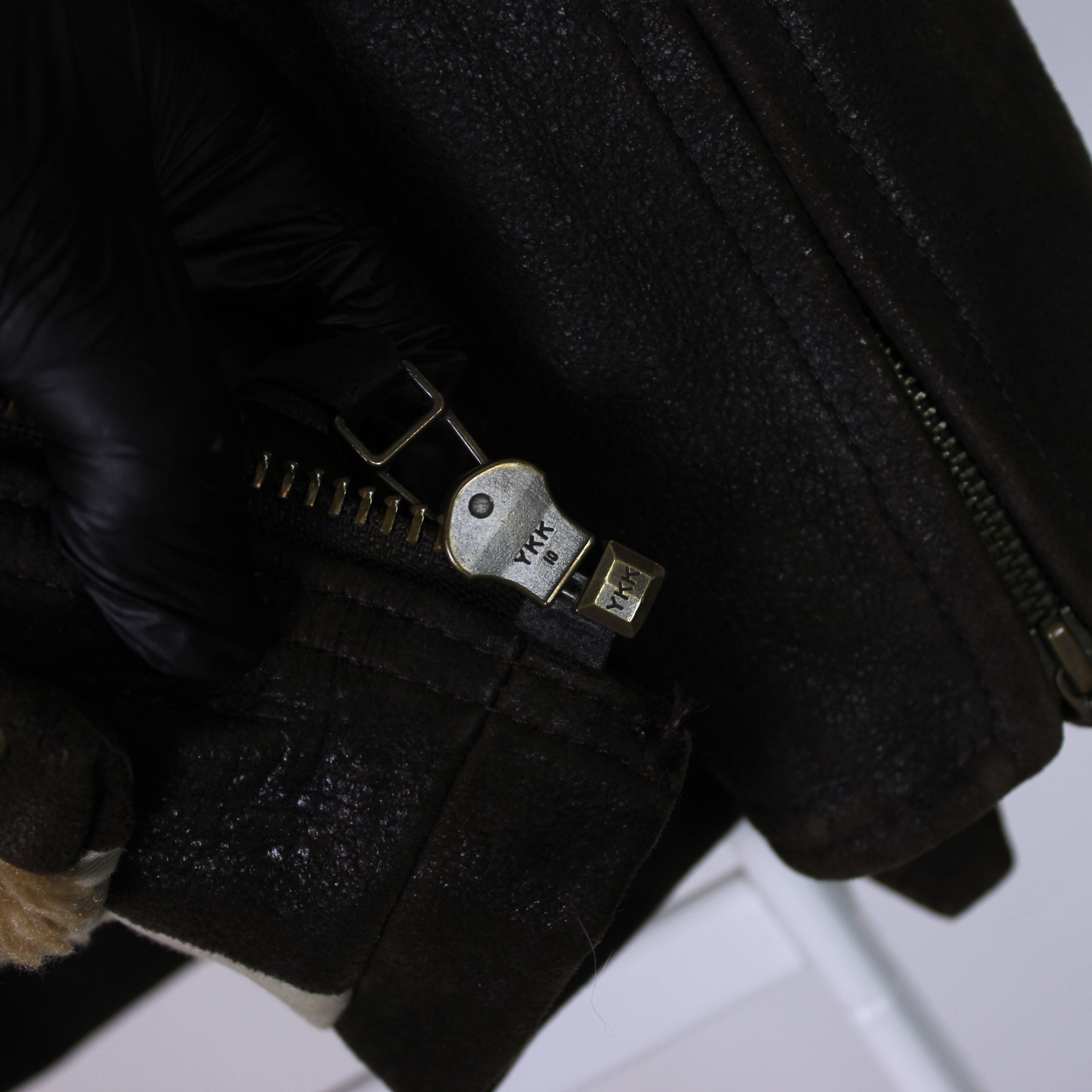 Leather Bassett heavy vintage aviator leather jacket winter M Size M / US 6-8 / IT 42-44 - 15 Thumbnail