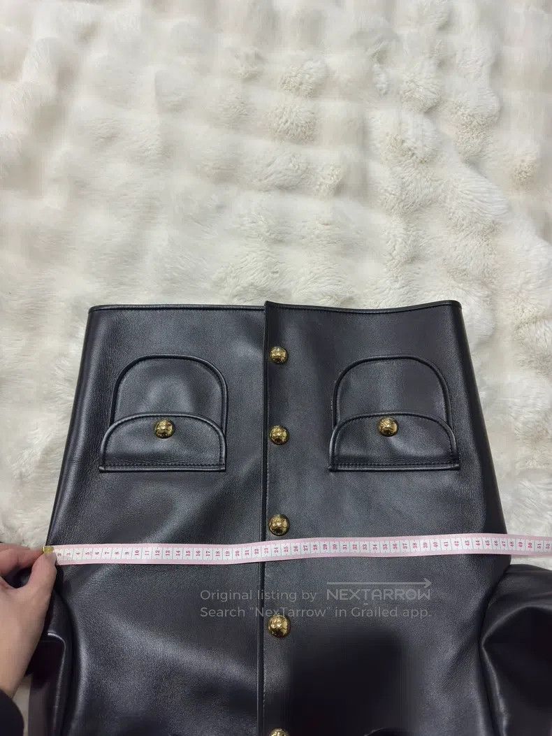Celine Celine Black gold arc de Triomphe leather coat Size XS / US 0-2 / IT 36-38 - 7 Thumbnail