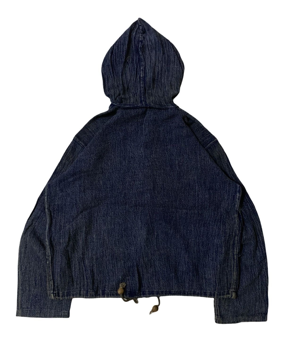 Japanese Brand Vintage Japanese Indigo Blue Patchwork Denim Jacket Size US L / EU 52-54 / 3 - 3 Thumbnail