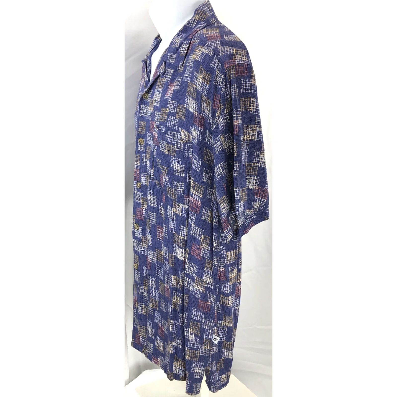 Etro Steve Harvey Button-Up Shirt L Purple Geometric Short Sleeve Casual Retro Hip Hop Vintage No Size US L / EU 52-54 / 3 - 2 Thumbnail