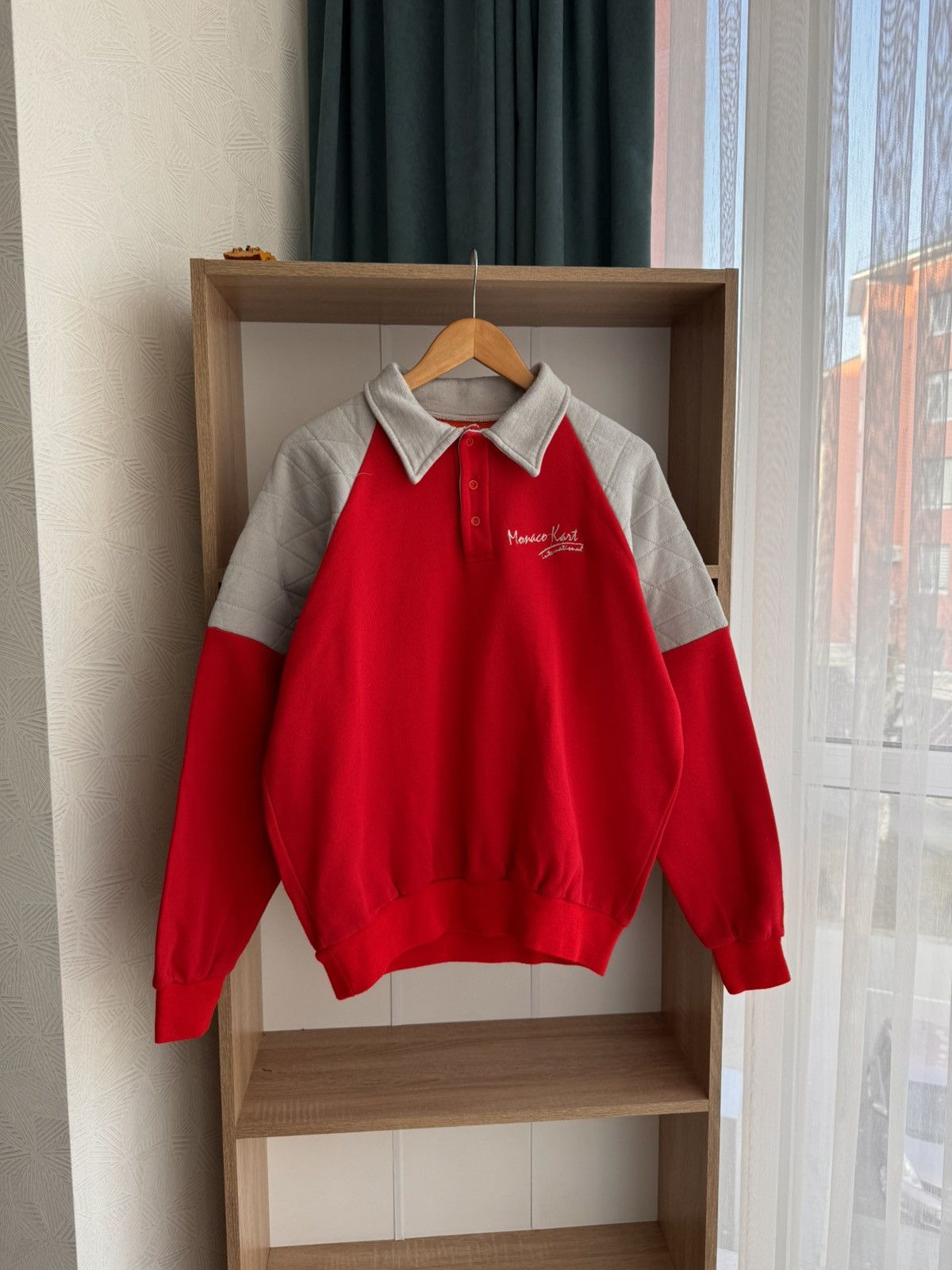 Formula 1 × Vintage Vintage Monte Carlo Racing Carts Red Racing Sweatshirt Size US L / EU 52-54 / 3 - 5 Thumbnail