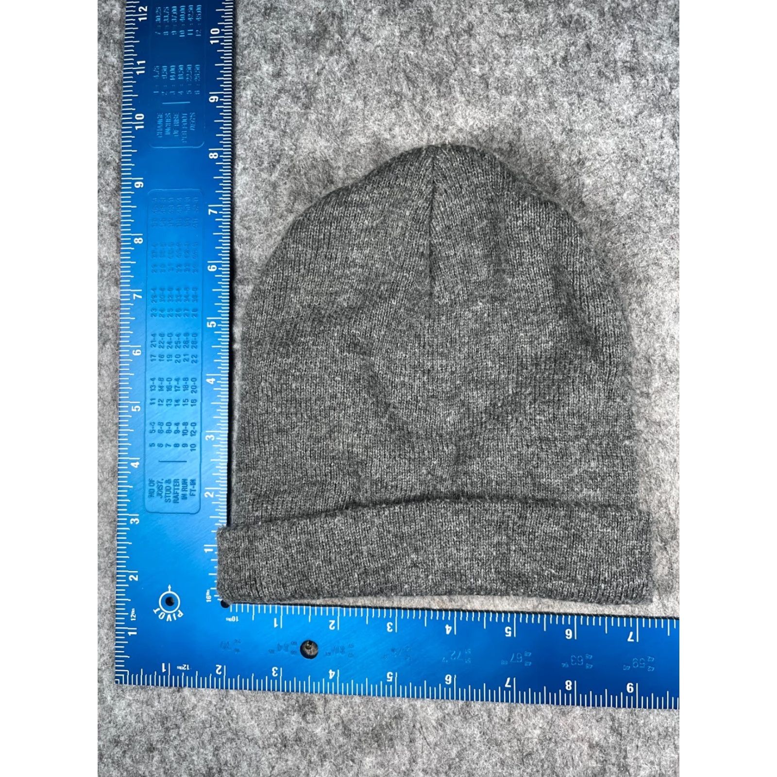 Vintage Furtalk Beanie Toque Hat Adult One Size Gray Acrylic Knit Logo Ski Beanie Mens Womens 100% Acrylic Knit Gift Size ONE SIZE - 4 Thumbnail