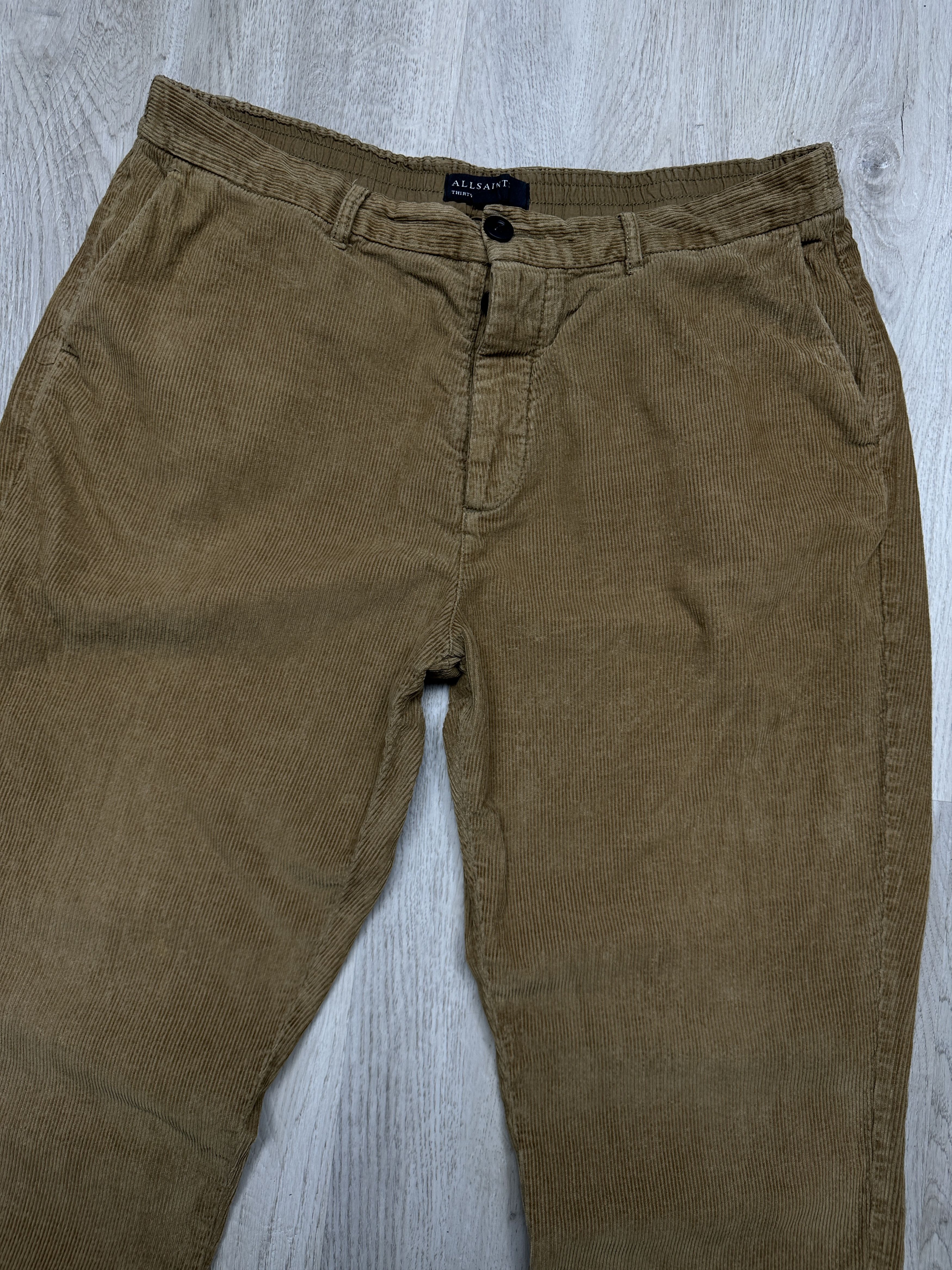 Allsaints Allsaints Sleid Mens Corduroy Trousers Pants Slim Fit Size US 36 / EU 52 - 2 Thumbnail