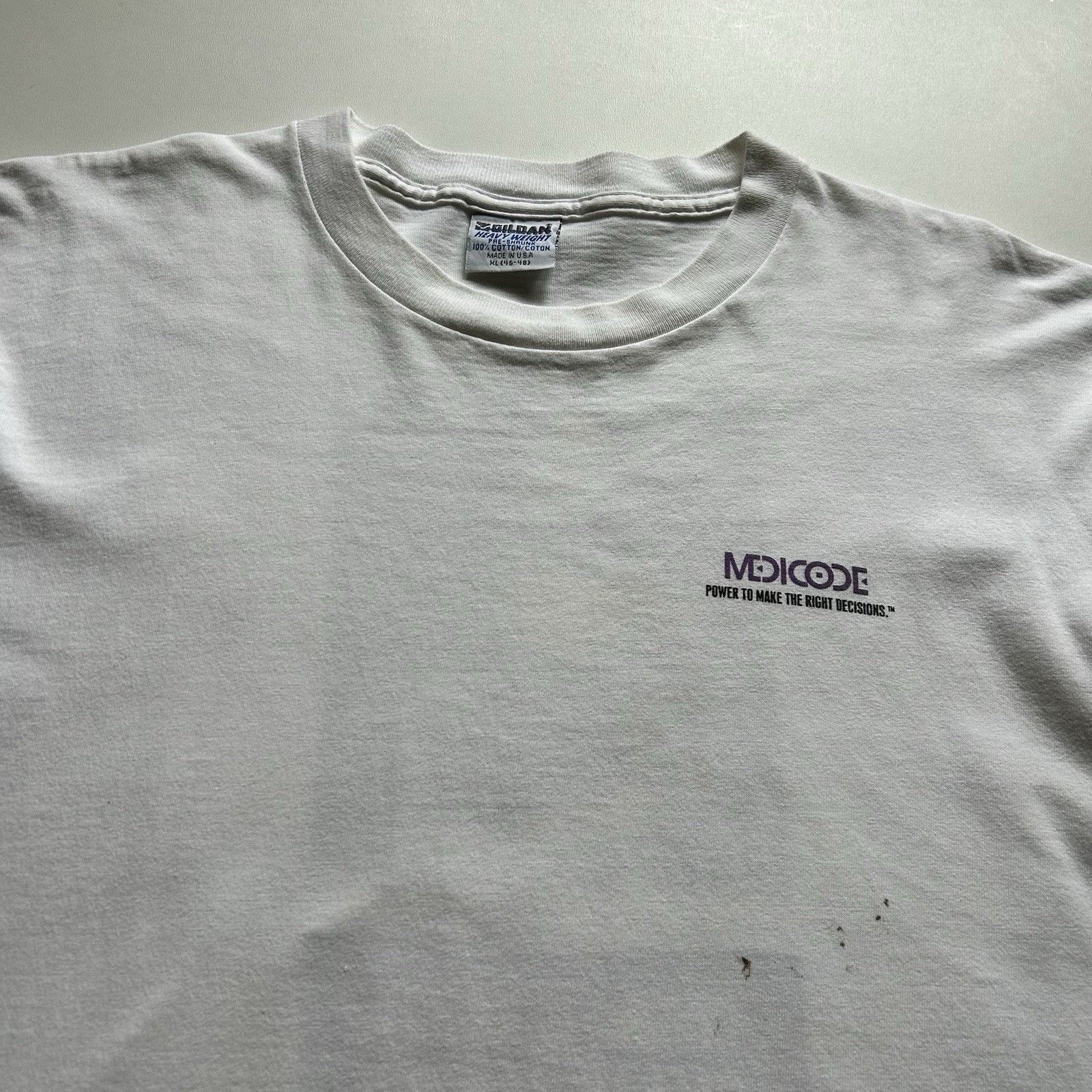 Gildan Vintage Mona Lisa T Shirt XL 90s Coding Is Art Da Vinci Rare Size US XL / EU 56 / 4 - 4 Thumbnail