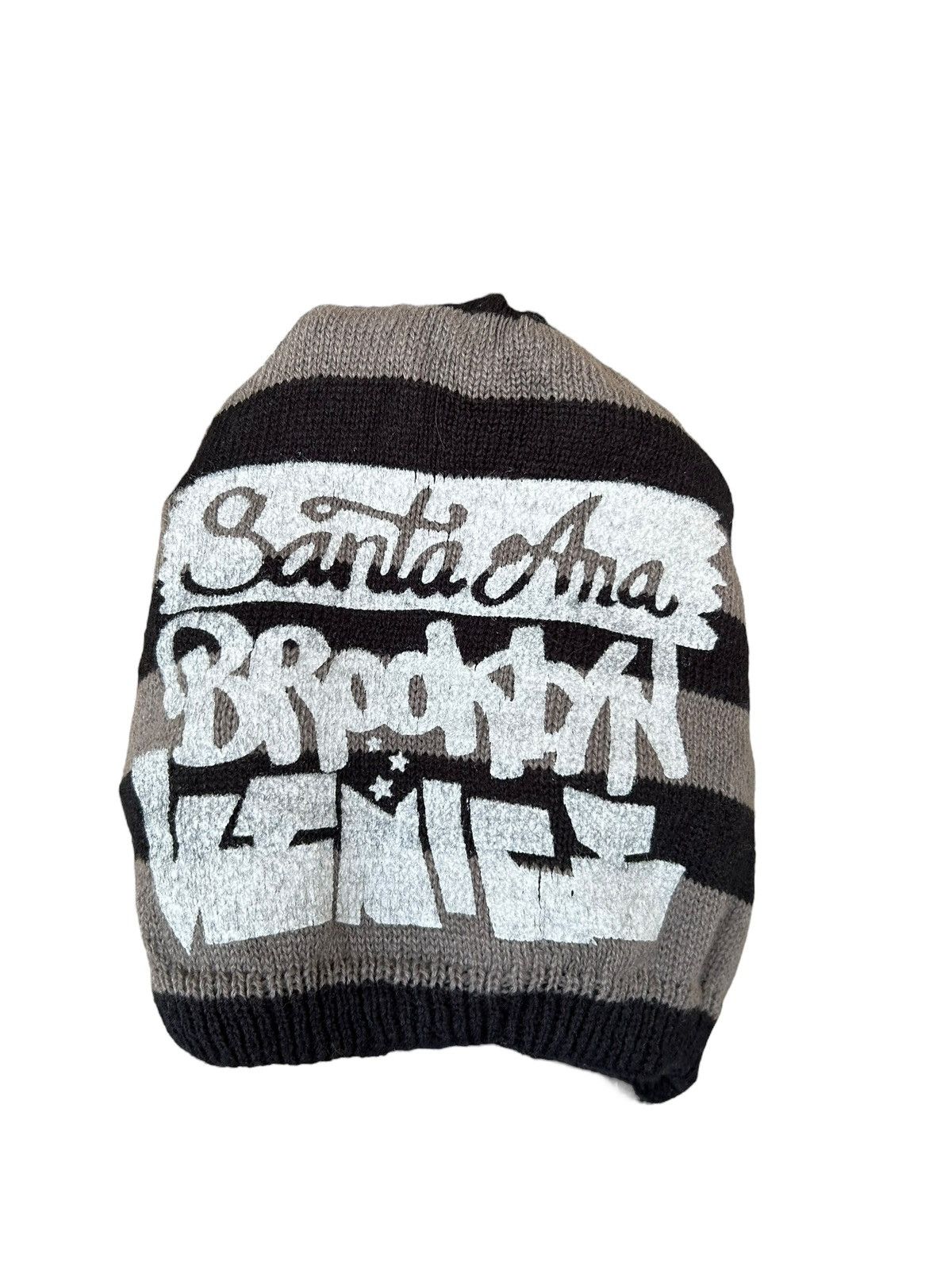 Japanese Brand × Kapital × Vintage Distressed Japanese Punk Style Reversible Beanie Hats Size ONE SIZE - 9 Thumbnail