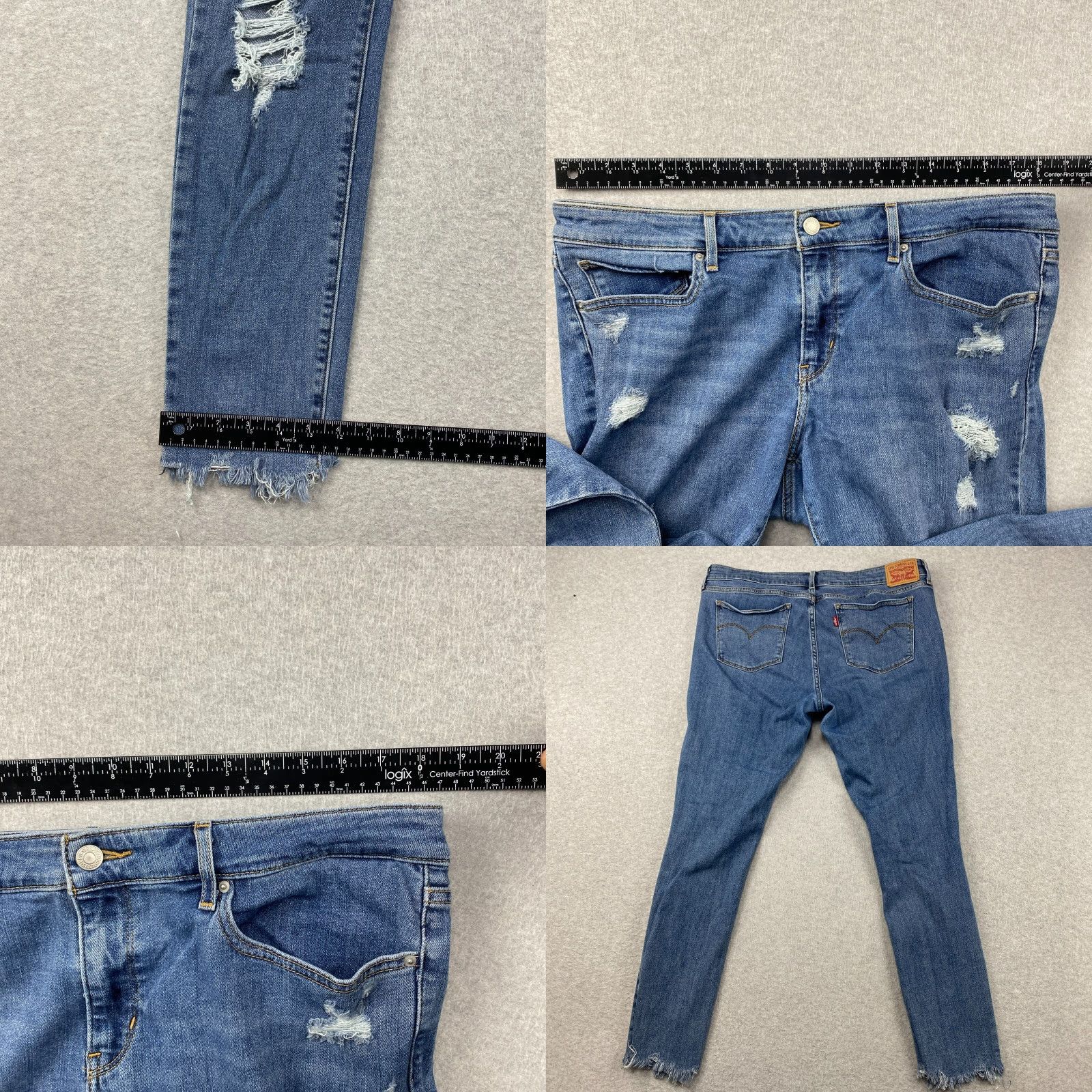 Levi's VINTAGE Levi's 711 Denim Jeans Womens Skinny 36 XS? Size 25" / US 0 / IT 36 - 8 Thumbnail