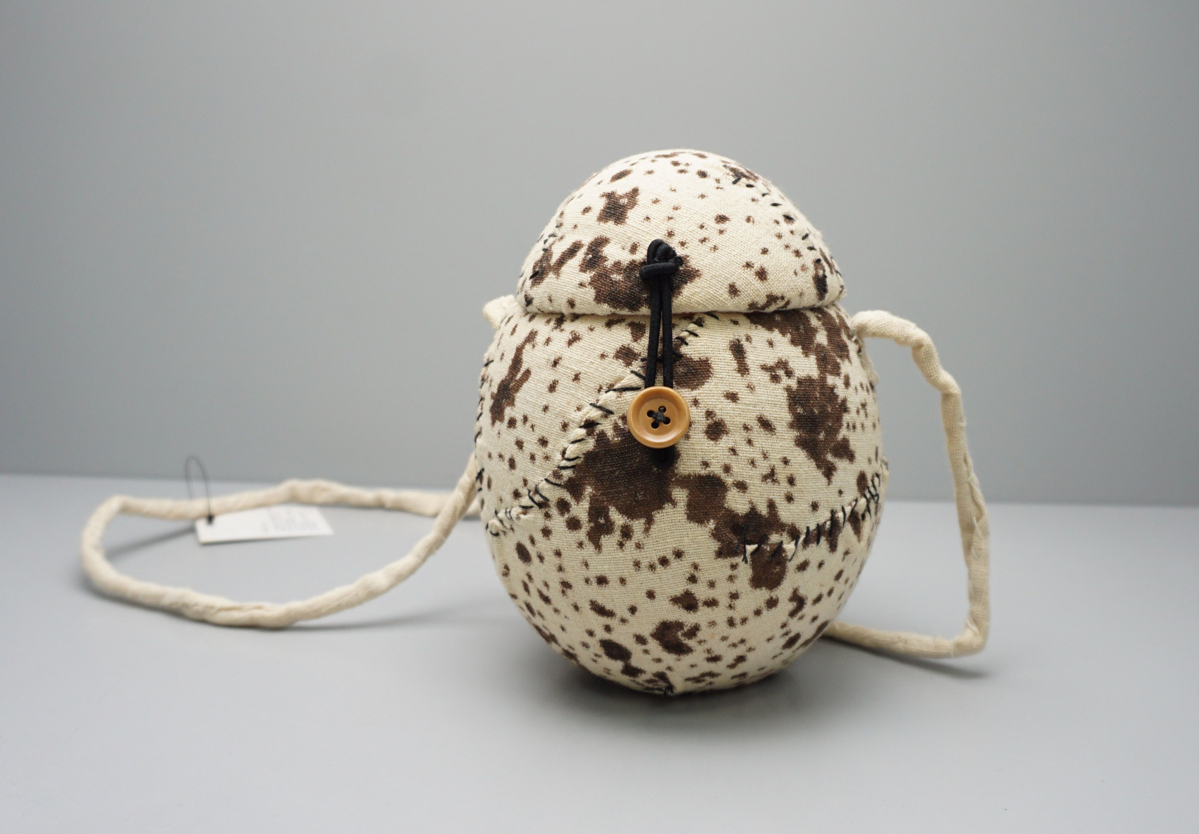 image of Art x Undercover Amberline Dupont Egg Bag in White, Men's