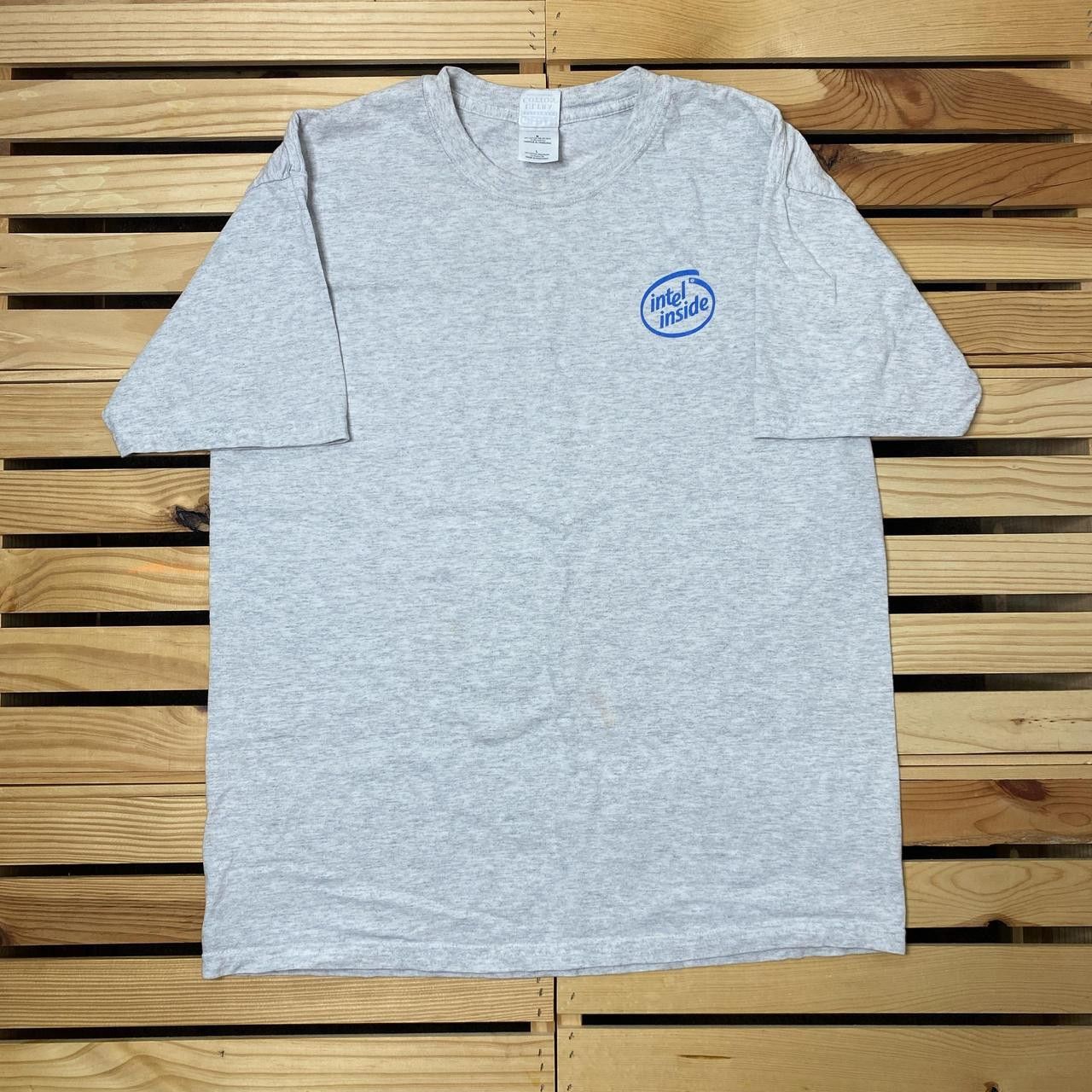 Gildan Vintage Intel Inside Xeon Gray Tech Tee Size Large Size US L / EU 52-54 / 3 - 2 Thumbnail