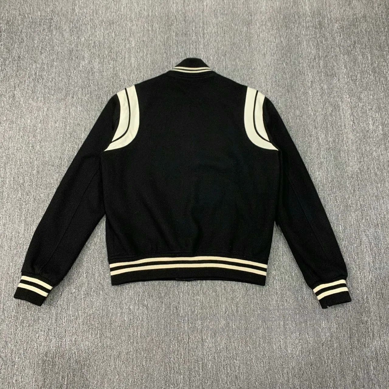 Saint Laurent Paris black and white varsity jacket by SLP. Size US L / EU 52-54 / 3 - 2 Thumbnail
