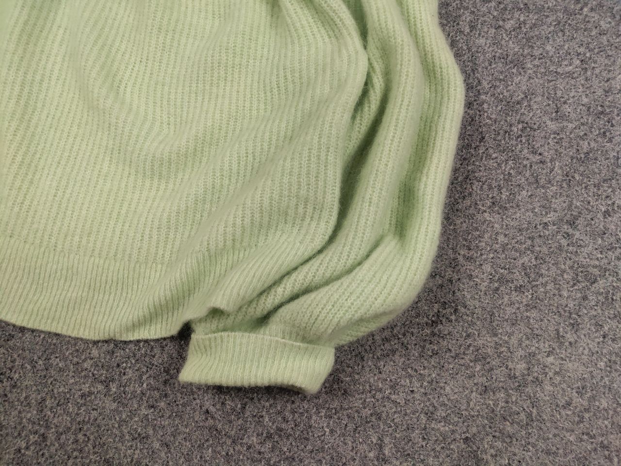 Ganni Ganni Design Alpaca Wool Blend Green Light Pulover Sweater Size M / US 6-8 / IT 42-44 - 5 Thumbnail