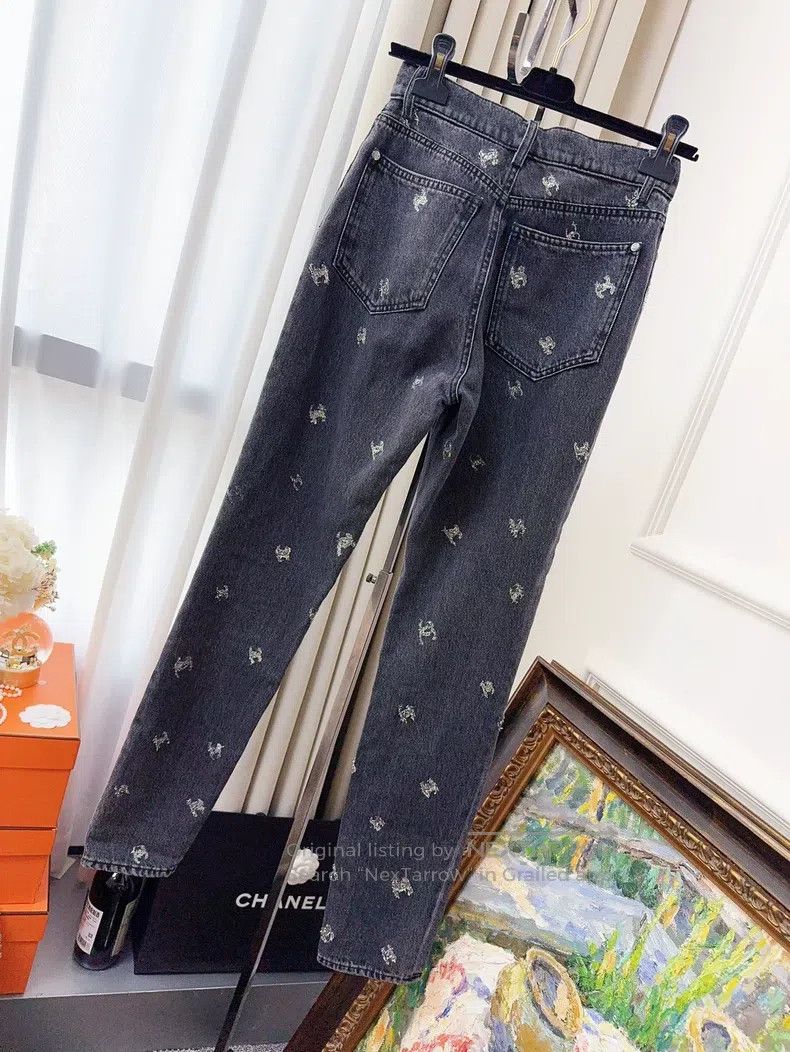 Chanel Chanel 21k show style dark gray silver double C full body Size 42" / US 20 - 2 Thumbnail