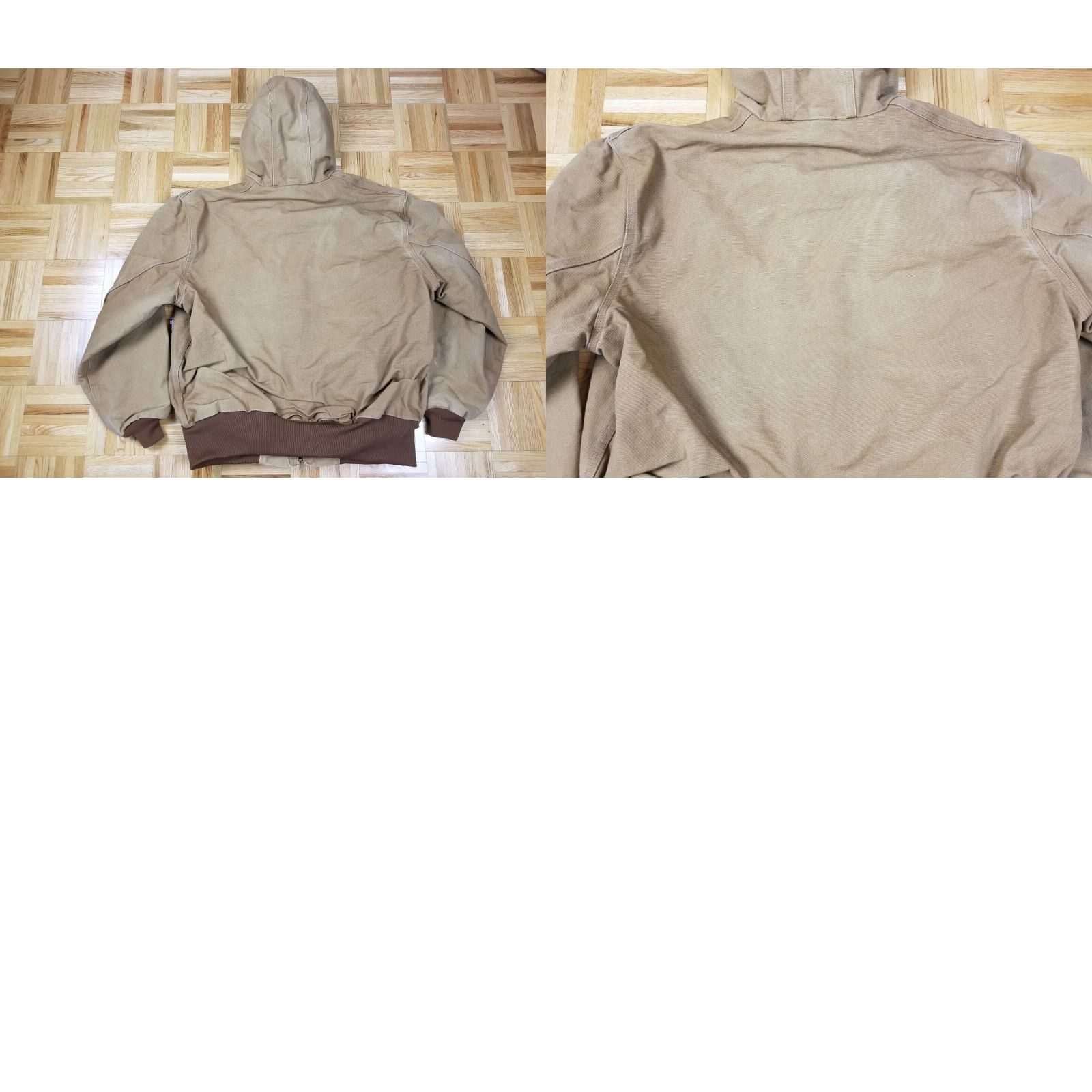 Carhartt Carhartt J131 Hooded Canvas Work Duck Jacket XL Black Jacket Mens XLtall Used Size US XL / EU 56 / 4 - 8 Thumbnail
