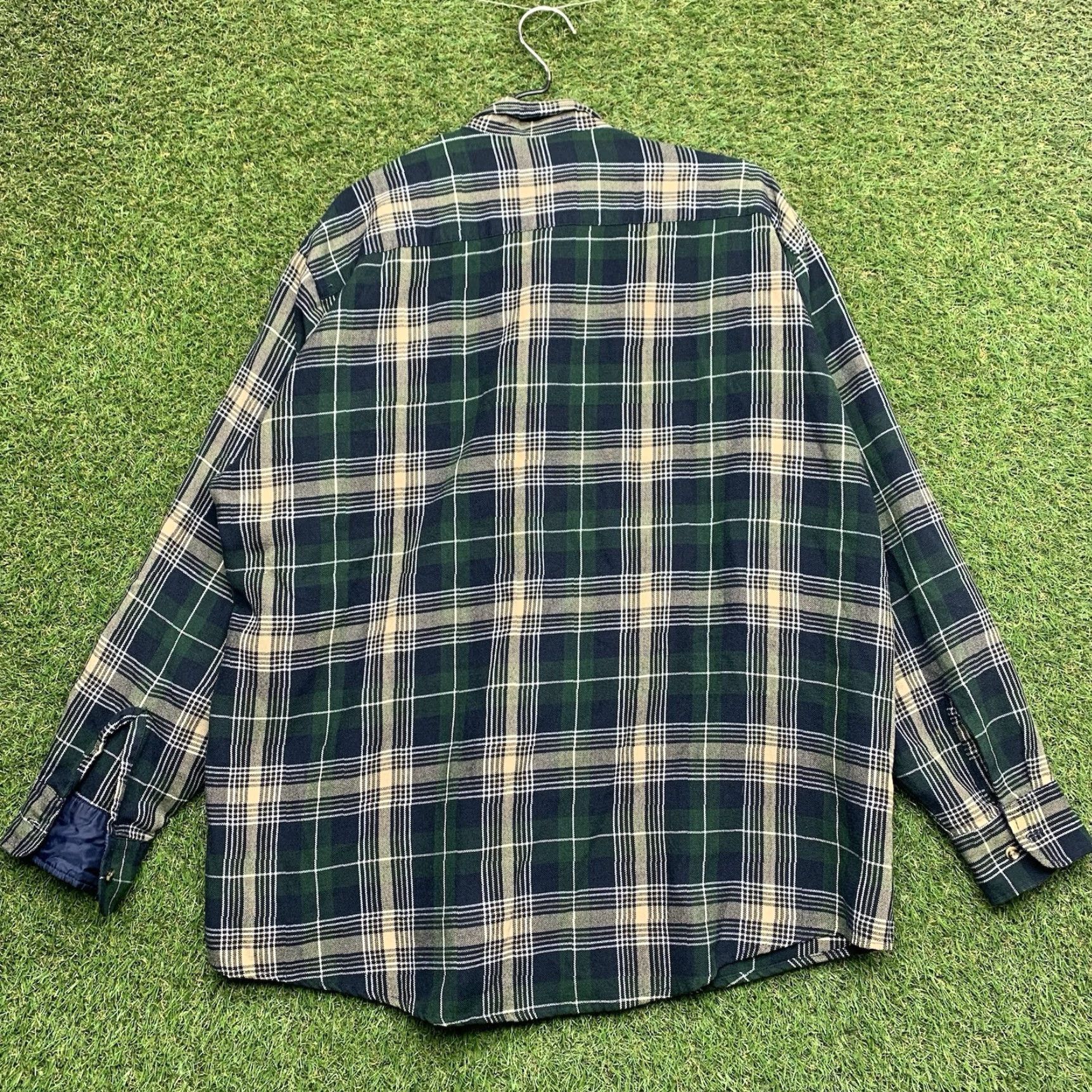 Vintage VINTAGE Towncraft Flannel Shirt Lined Mens XL Plaid Workwear Shacket Size US XL / EU 56 / 4 - 2 Thumbnail