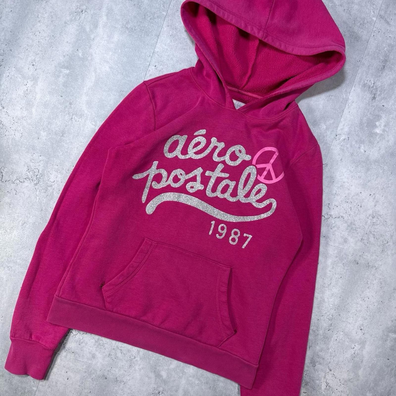 Aeropostale Y2K Aeropostale 00s Pink Hoodie Jacket Size S / US 4 / IT 40 - 2 Thumbnail