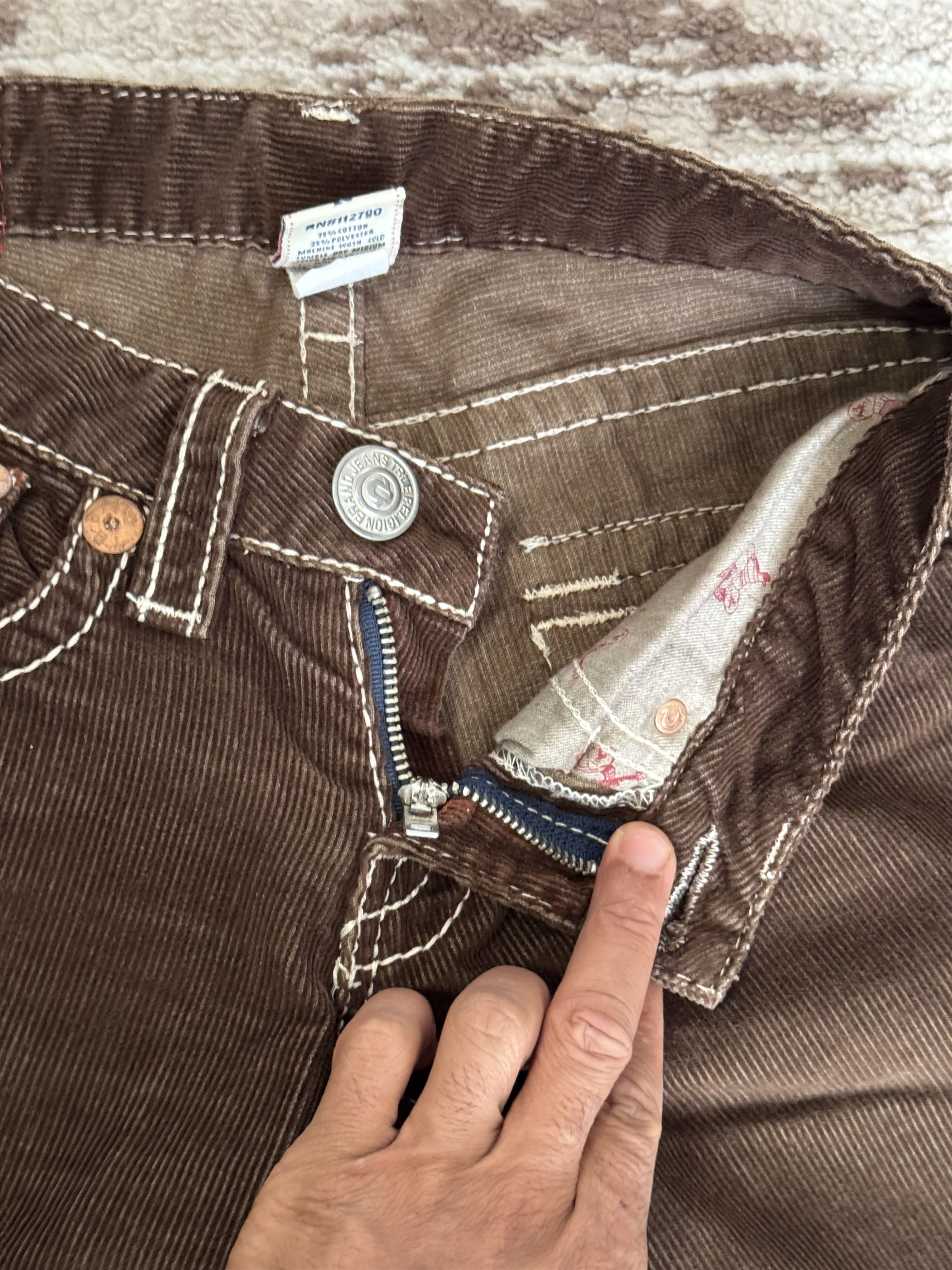Flare vintage True Religion corduroy Boot Cut
