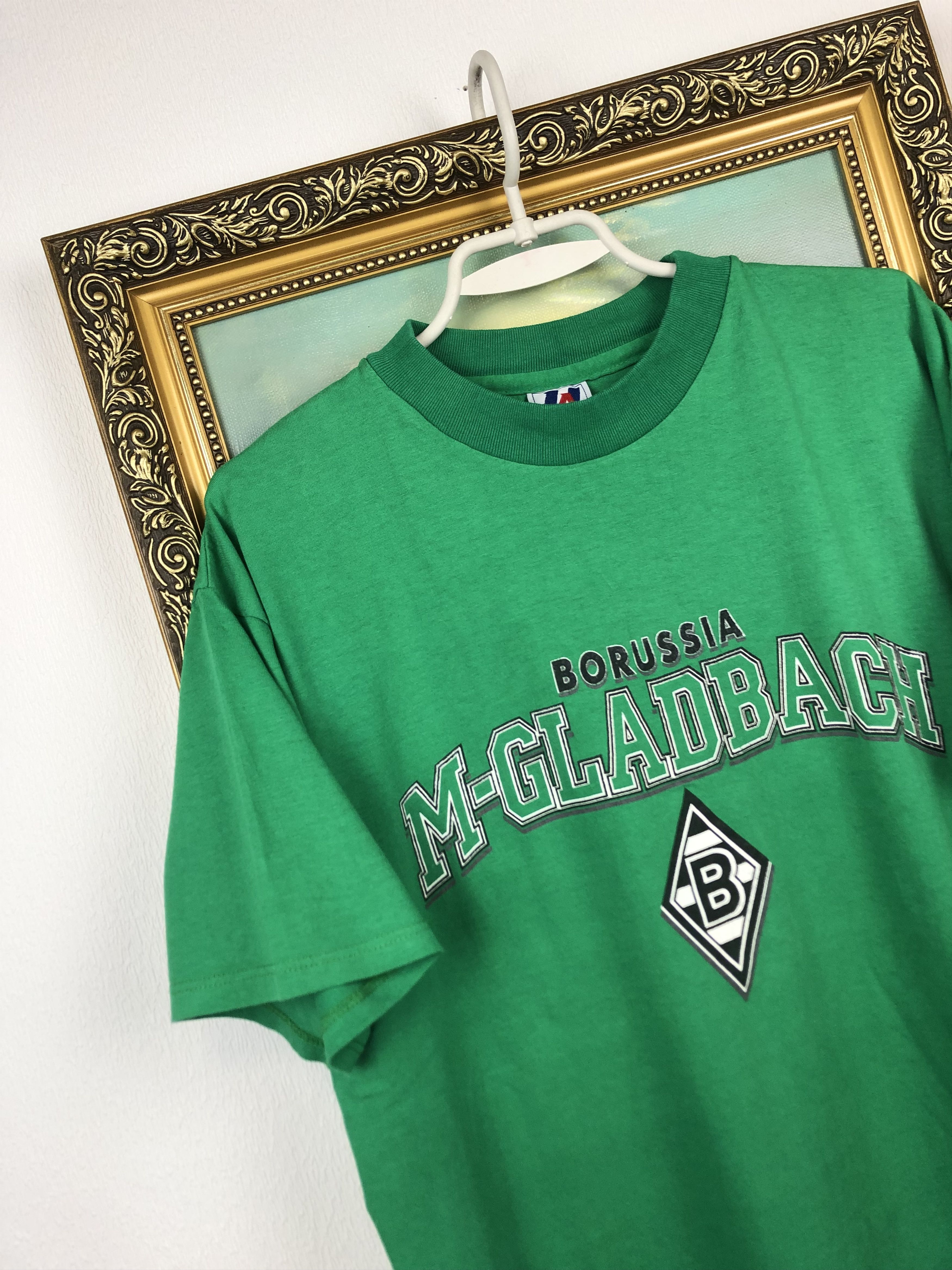 Vintage Vintage 90's Borussia Mönchengladbach Football Shirt Tee Size US L / EU 52-54 / 3 - 4 Thumbnail