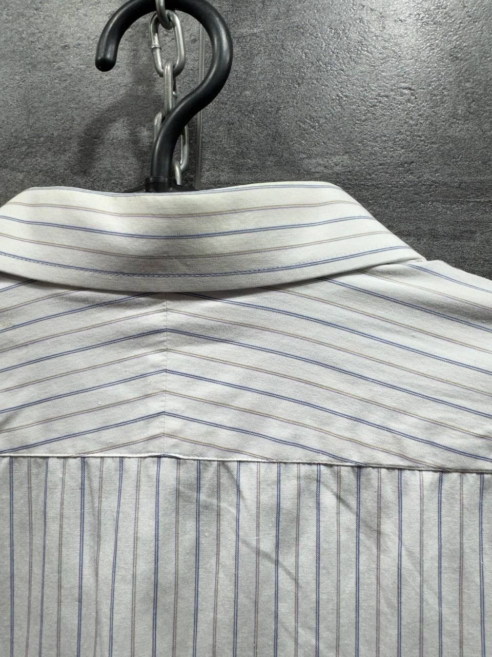 Christian Dior Monsieur Christian Dior Monsieur Vintage Striped Button Up Shirt Size US L / EU 52-54 / 3 - 18 Thumbnail