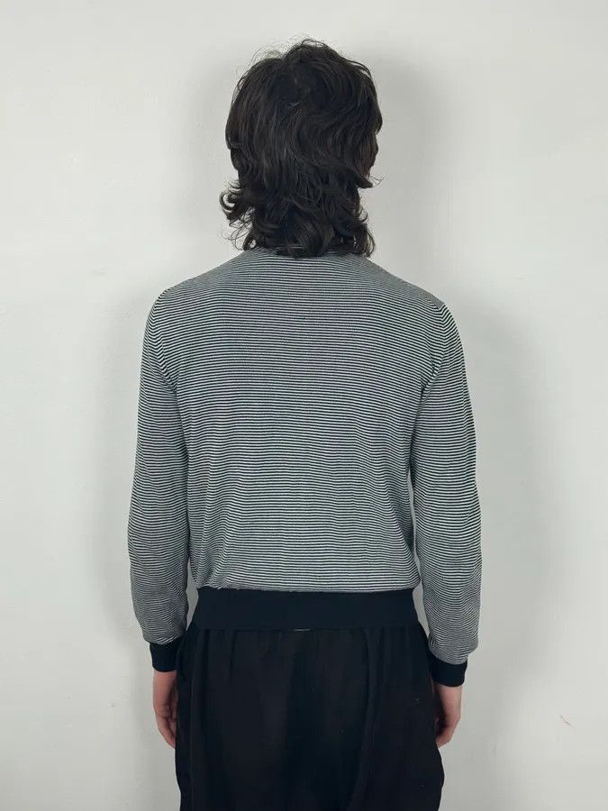 Prada SS2012 Prada Black Stipes Sweater Size US S / EU 44-46 / 1 - 3 Thumbnail