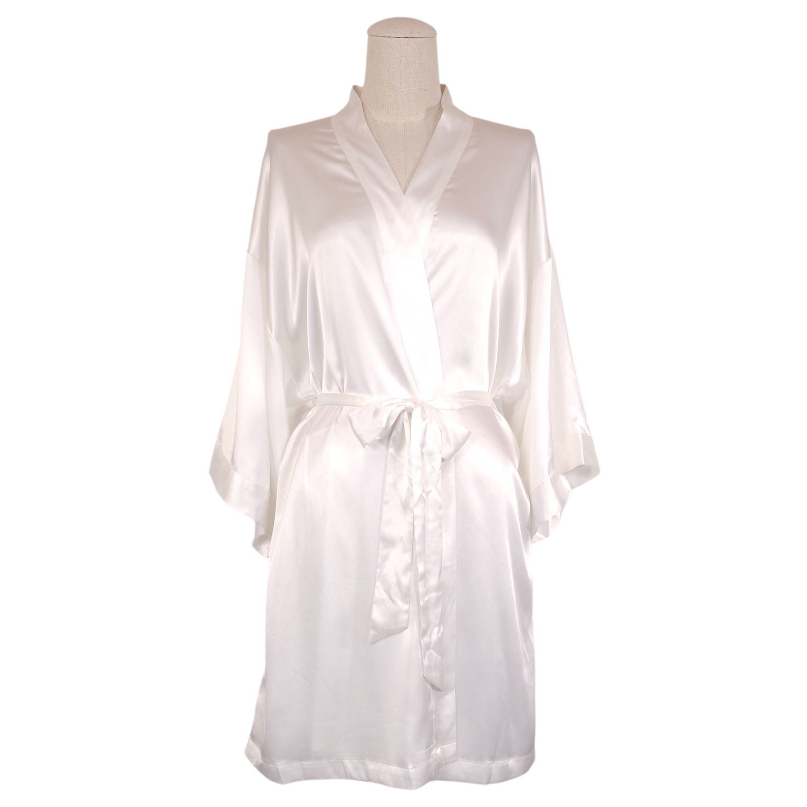 Victoria's Secret Victoria's Secret I Do Rhinestone Bride Satin Robe White Size ONE SIZE - 2 Thumbnail