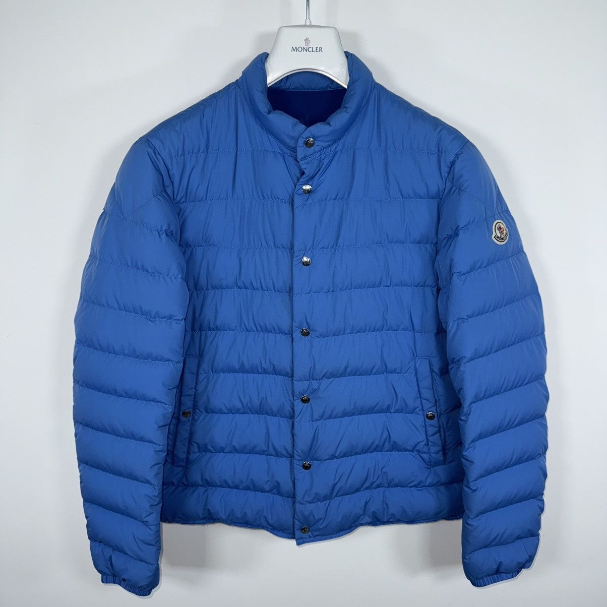 Moncler Moncler Cyclope Men’s Down Puffer Jacket Size 3 (M) Blue Size US M / EU 48-50 / 2 - 1 Thumbnail