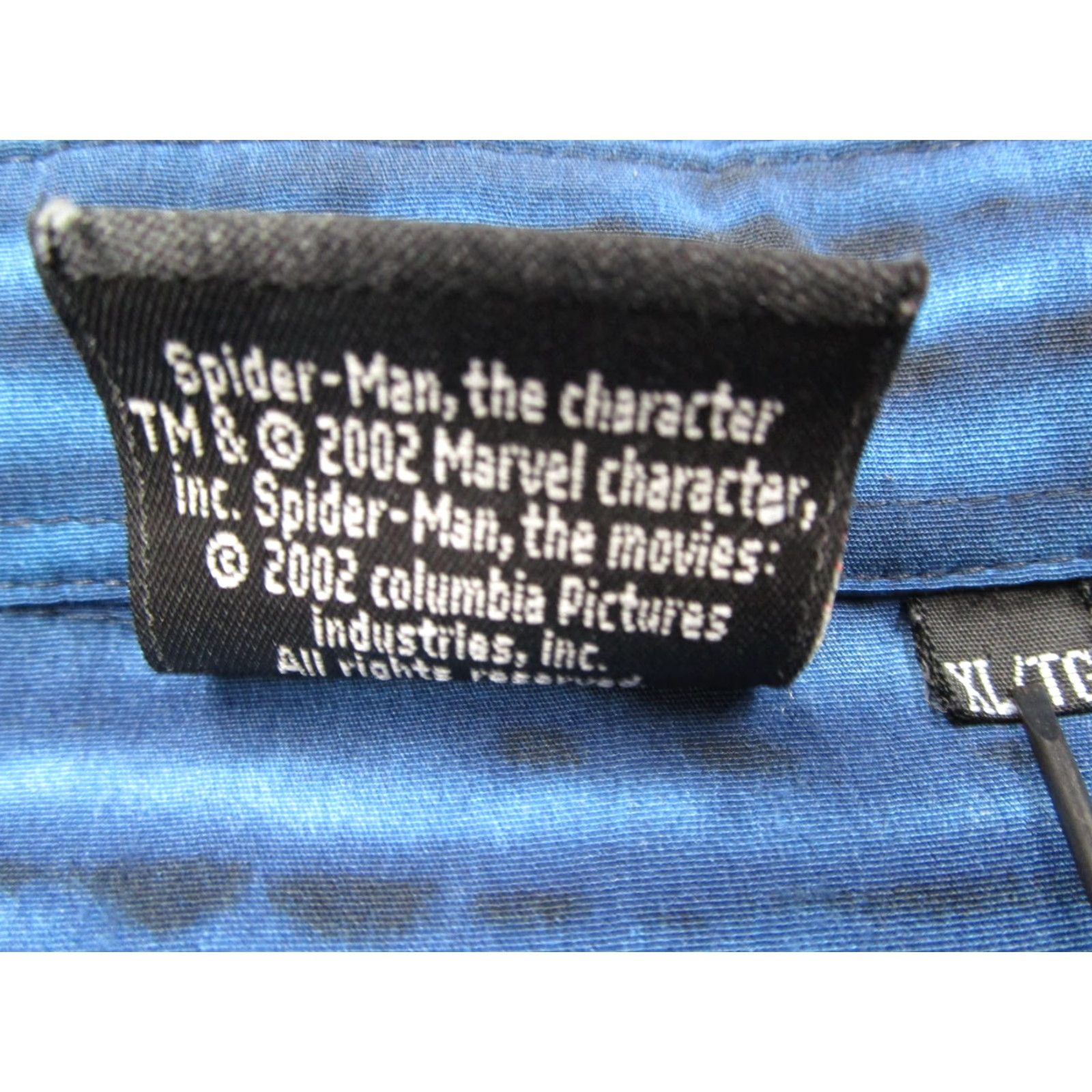 Vintage VINTAGE Spider-Man Shirt Mens XL Blue Marvel Graphic Short Sleeve Button Up Y2K Size US XL / EU 56 / 4 - 5 Thumbnail