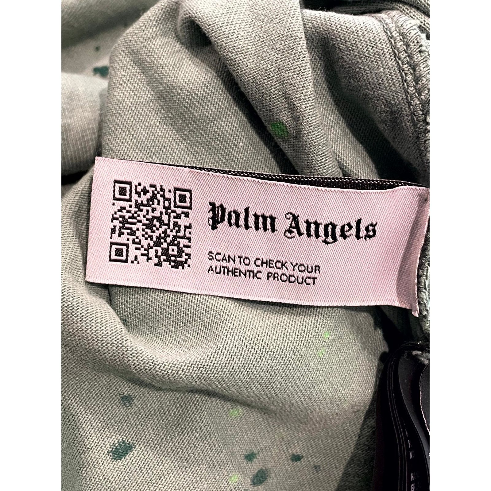 Palm Angels Palm Angels Paint Splatter Green Tee Size US XXL / EU 58 / 5 - 13 Thumbnail
