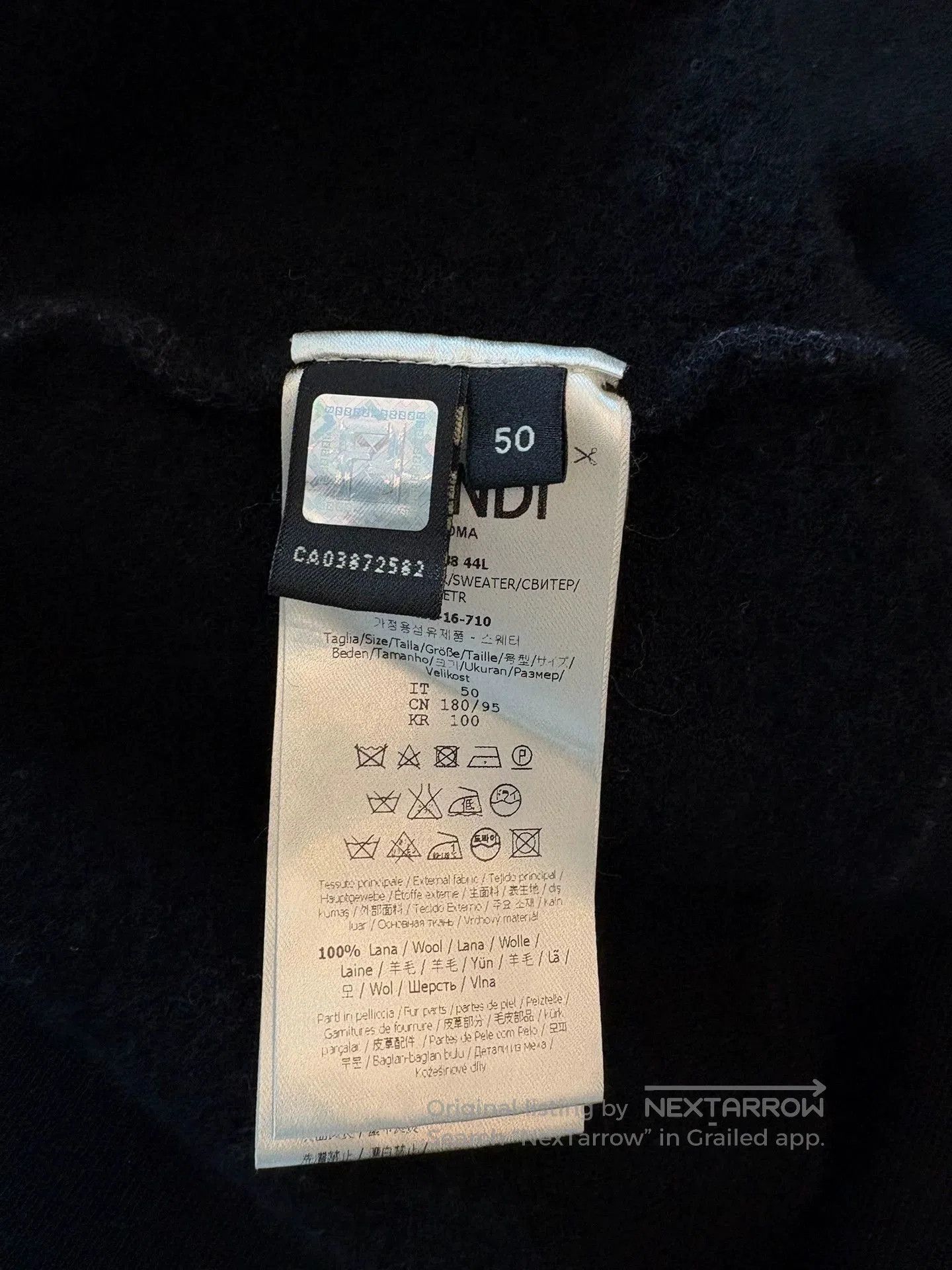 Fendi fendi black hoodie with colorful logo. Size US M / EU 48-50 / 2 - 4 Thumbnail