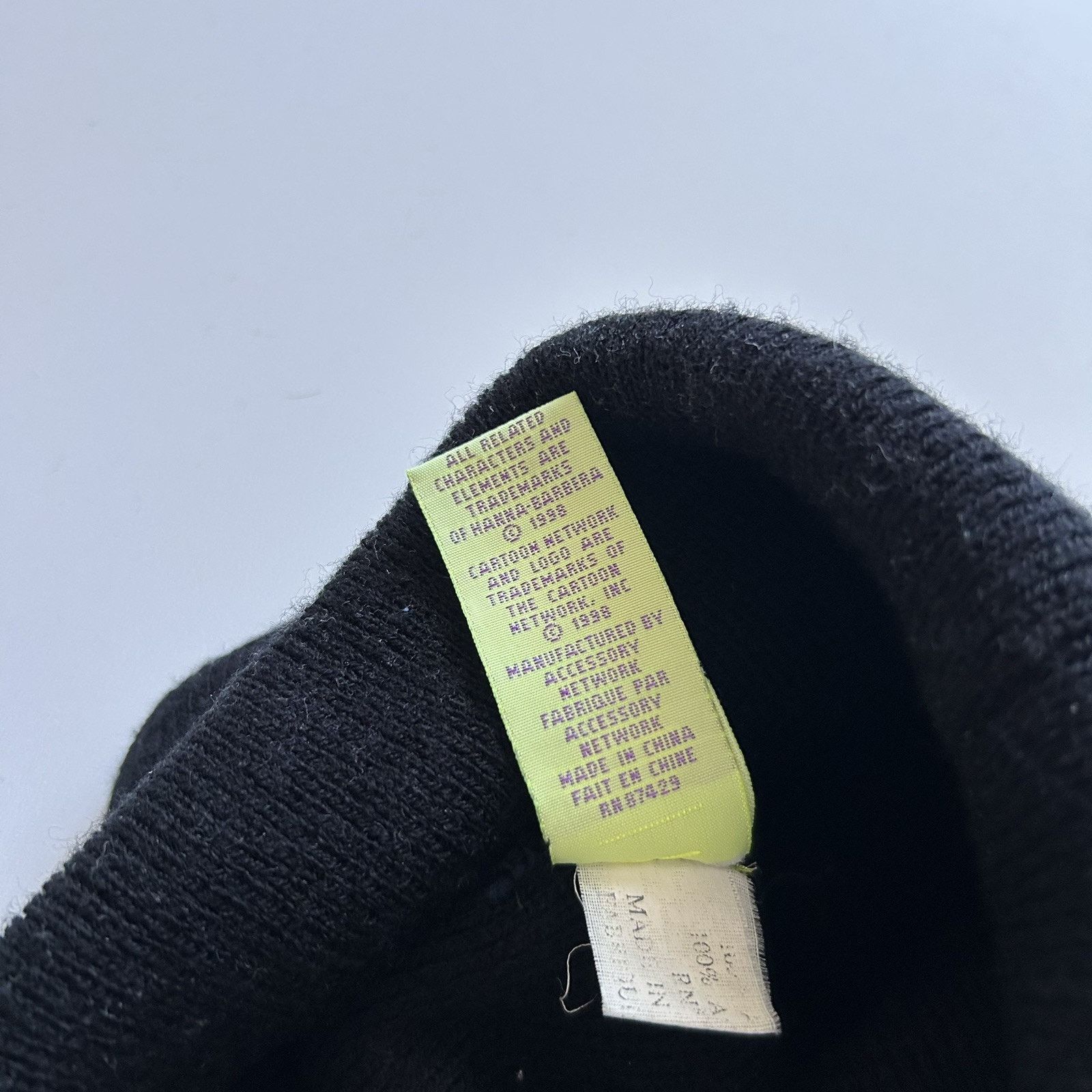 Cartoon Network Vintage 90s Scooby-Doo! Cartoon Network Beanie Hat Black USA Size ONE SIZE - 6 Thumbnail